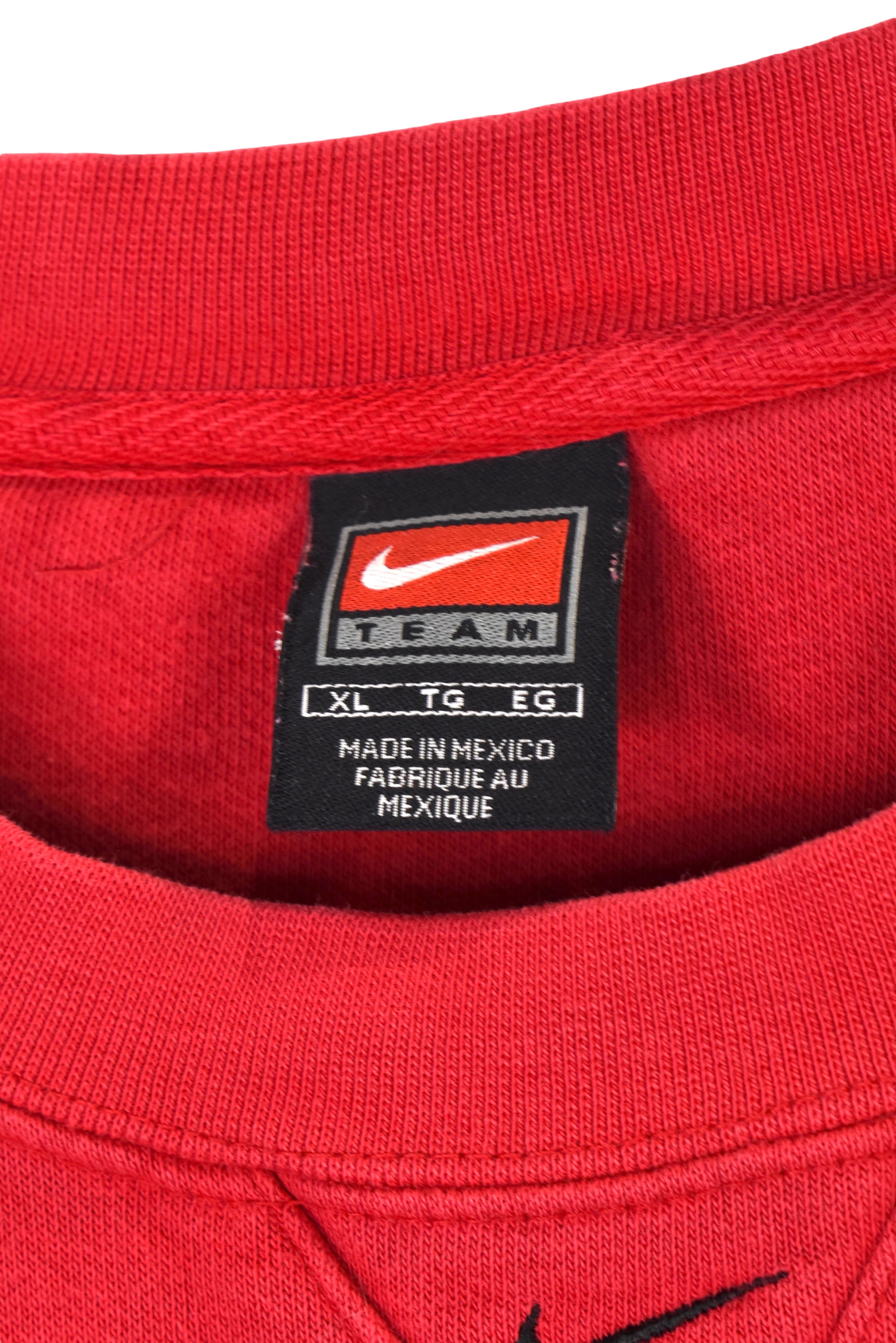 Vintage University of Maryland sweatshirt, red Nike embroidered crewneck - XXL