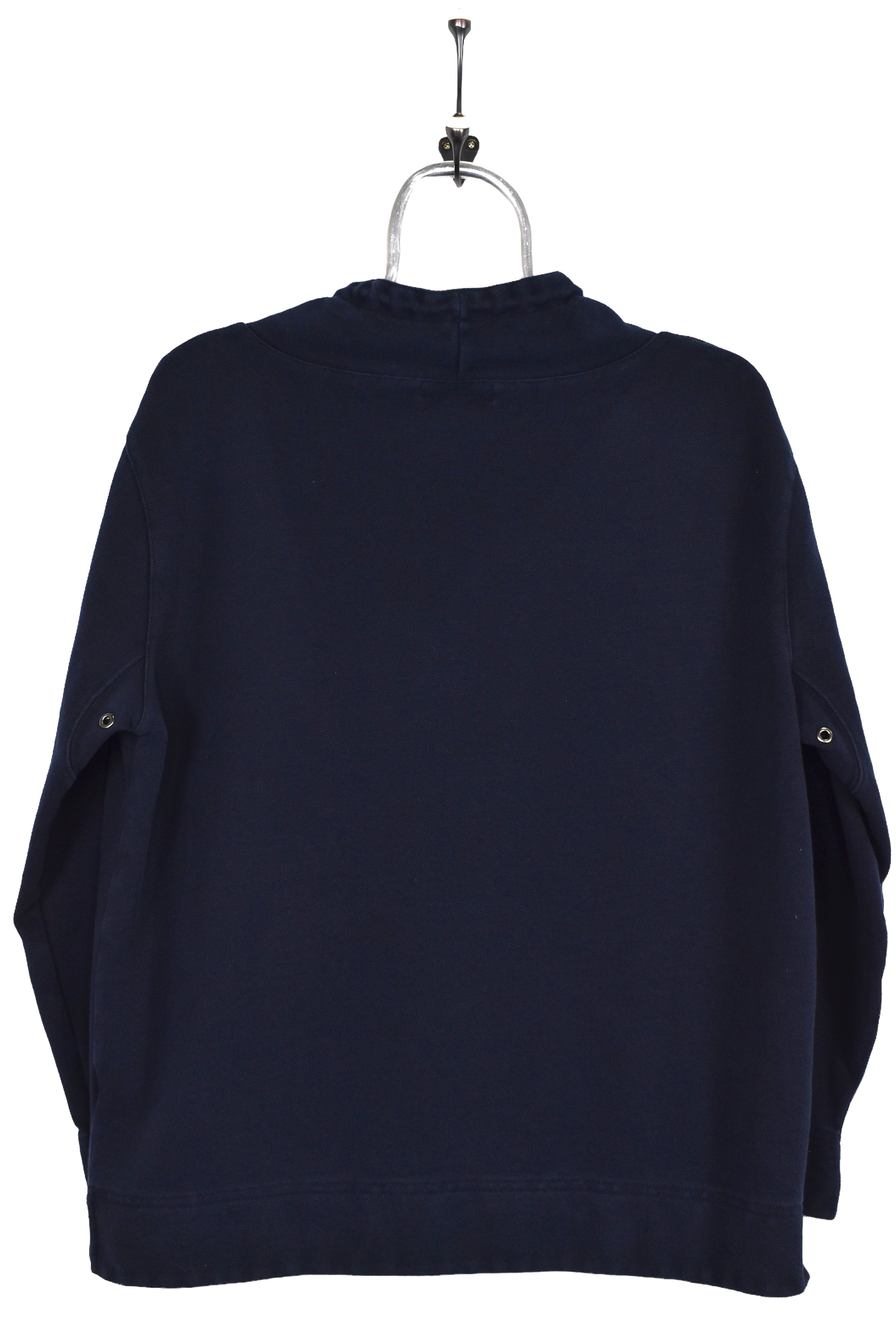 Vintage Ralph Lauren sweatshirt, navy blue turtleneck - Medium