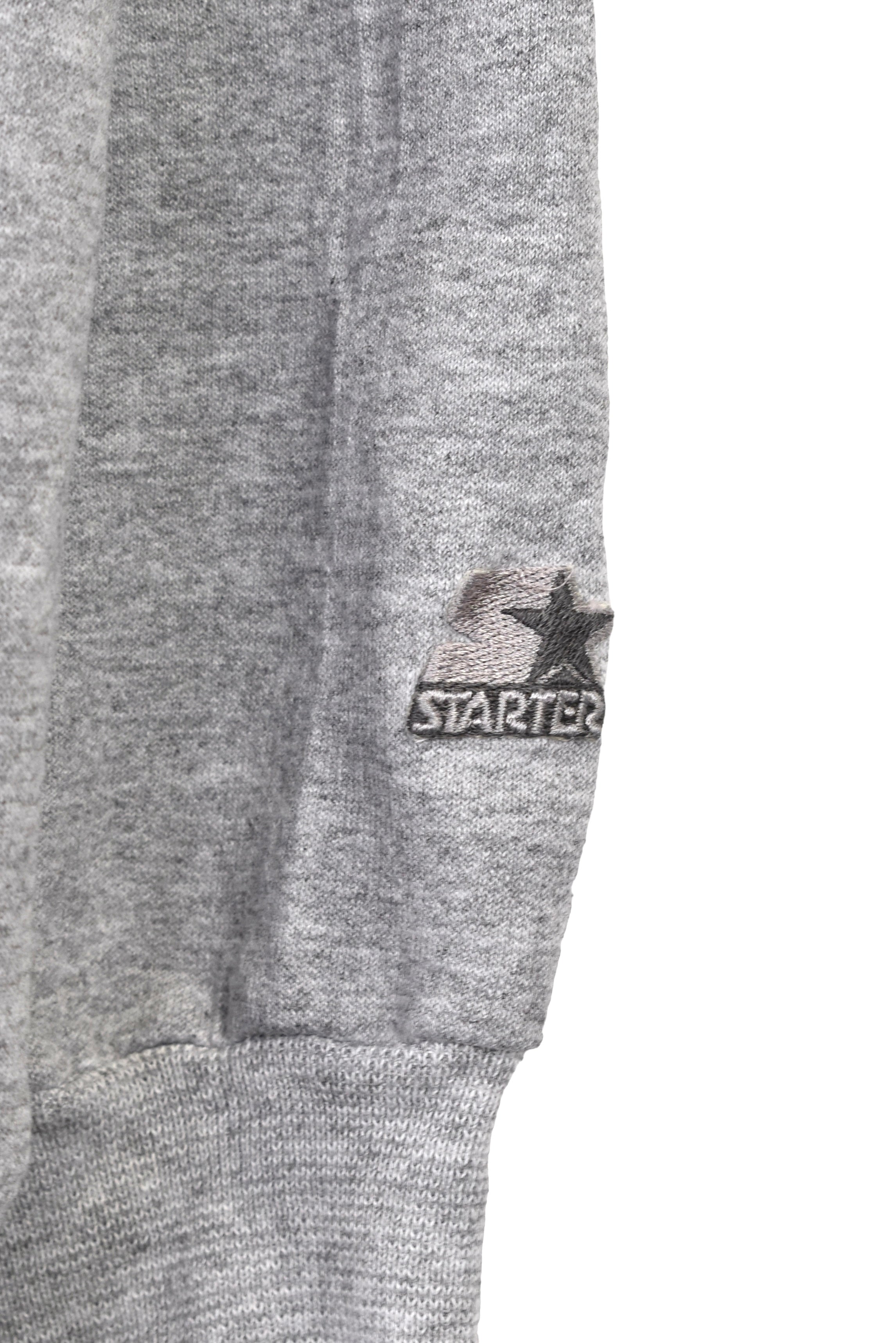 Vintage Starter sweatshirt XL, grey embroidered crewneck