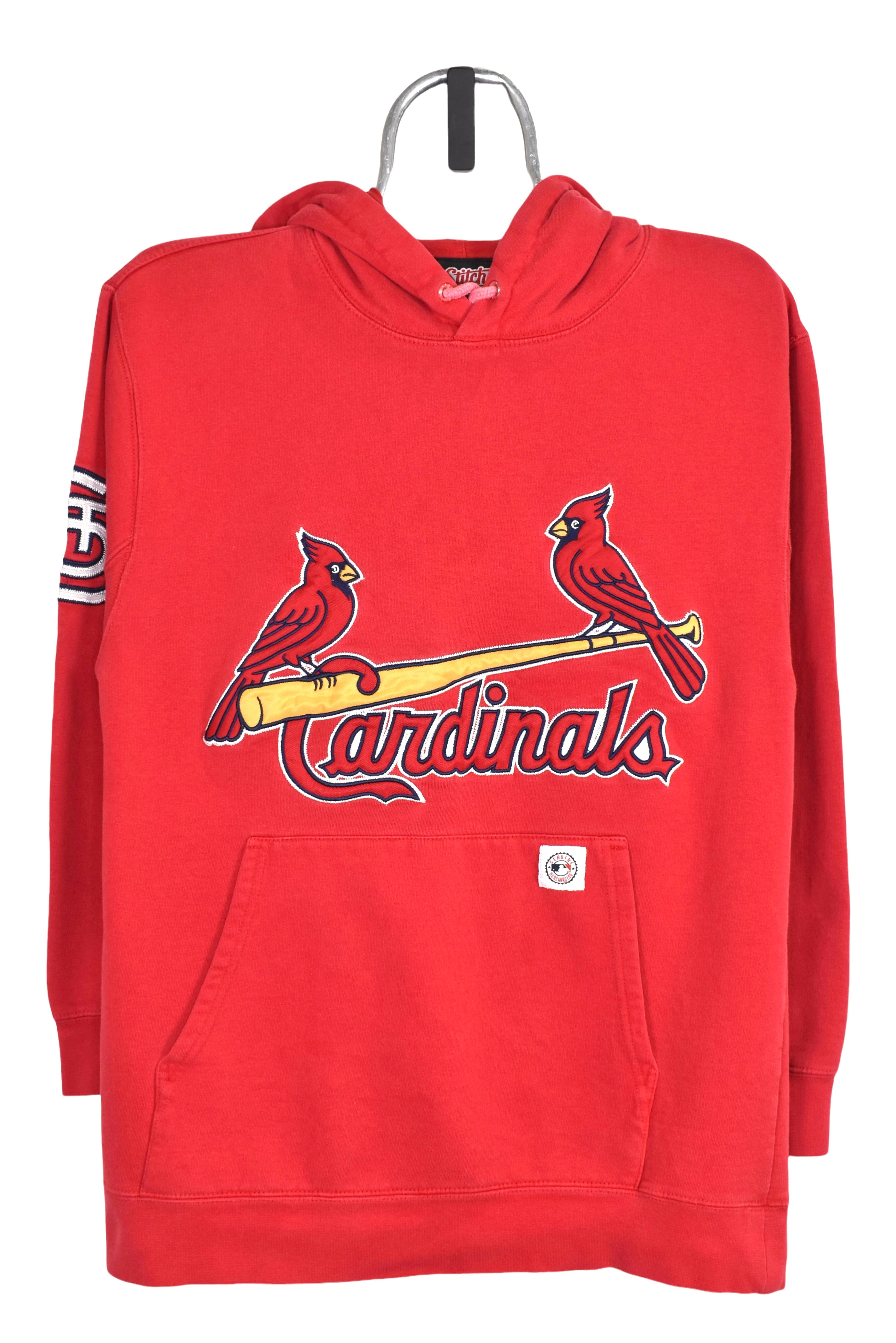 Modern St. Louis Cardinals hoodie (M), MLB red embroidered sweatshirt