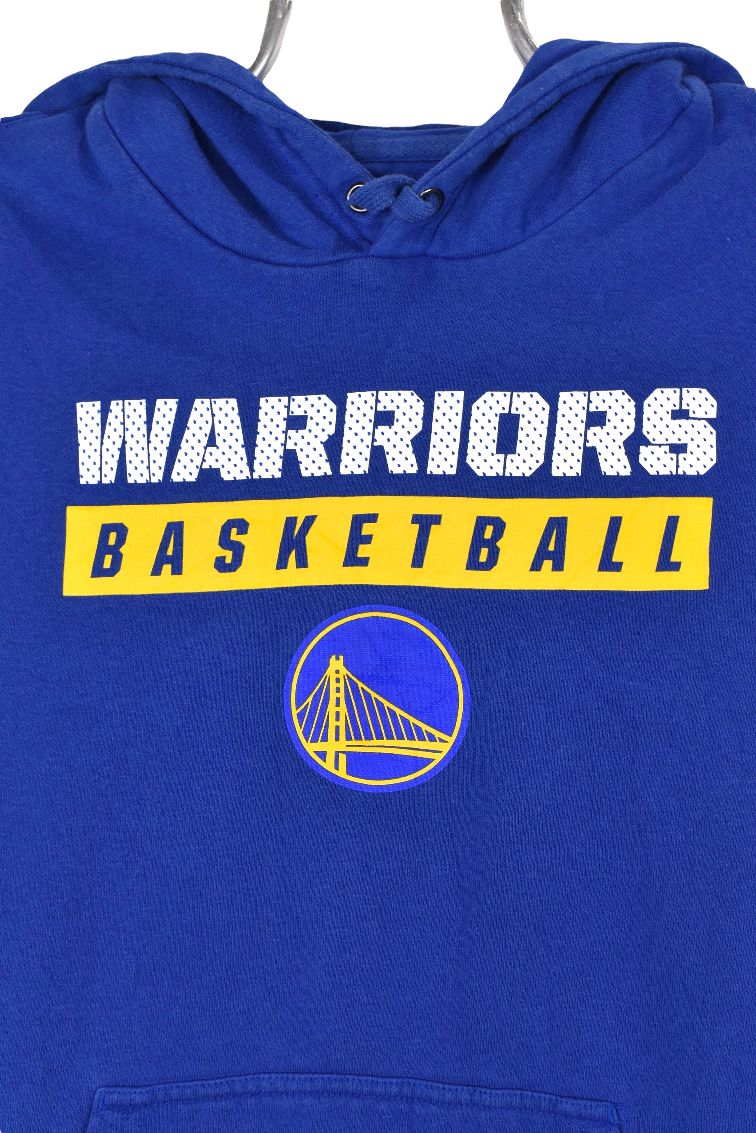 Modern Golden State Warriors hoodie (M), blue NBA graphic sweatshirt