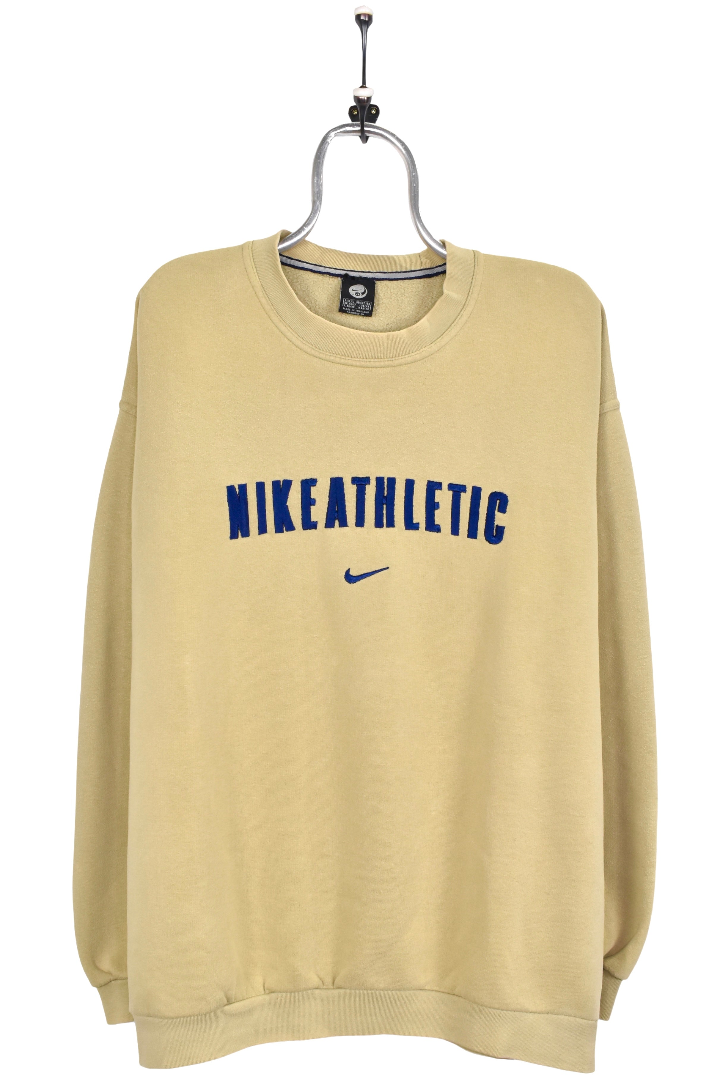 Vintage Nike sweatshirt beige embroidered crewneck XL