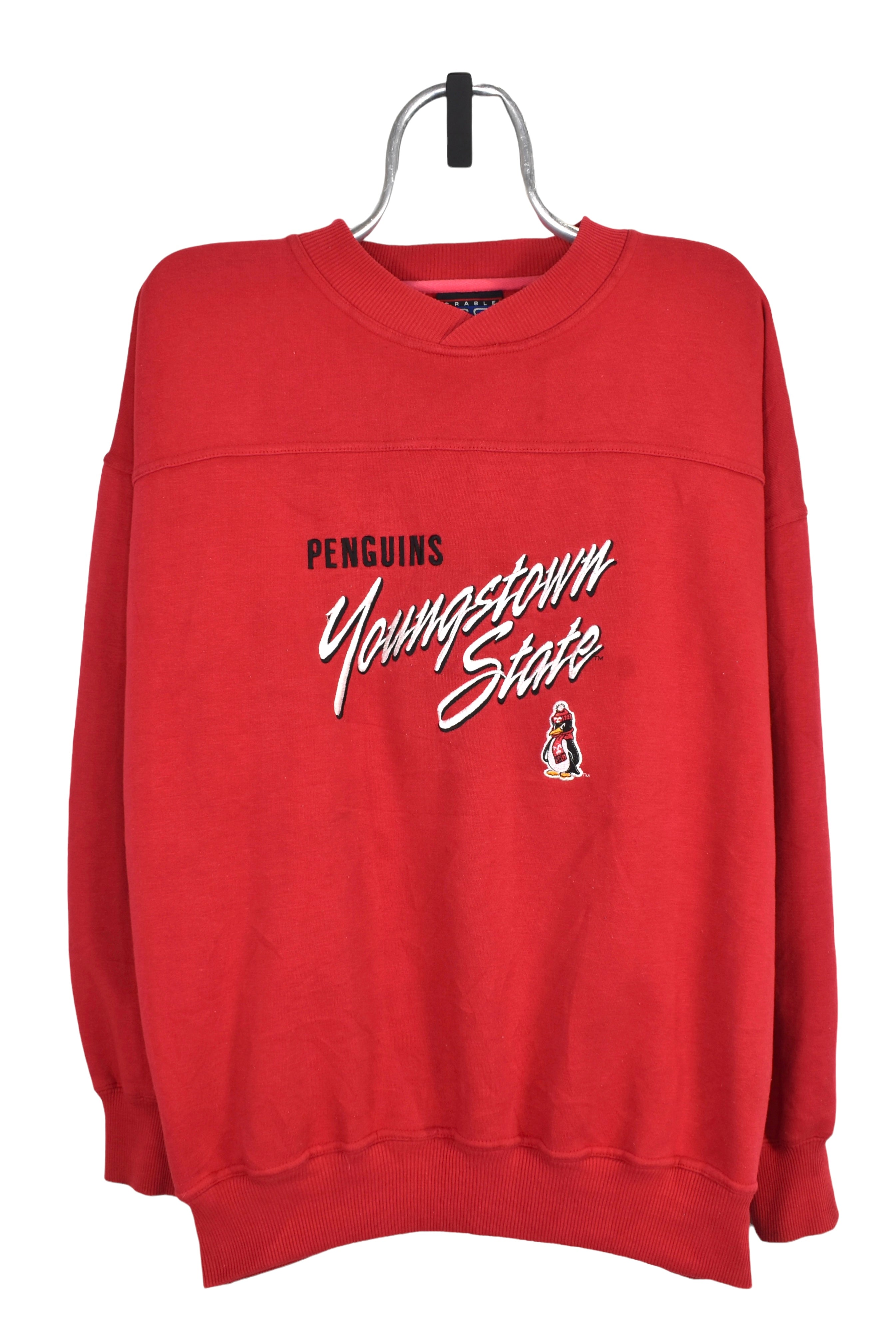 Vintage Youngstown State University sweatshirt (2XL), red embroidered crewneck