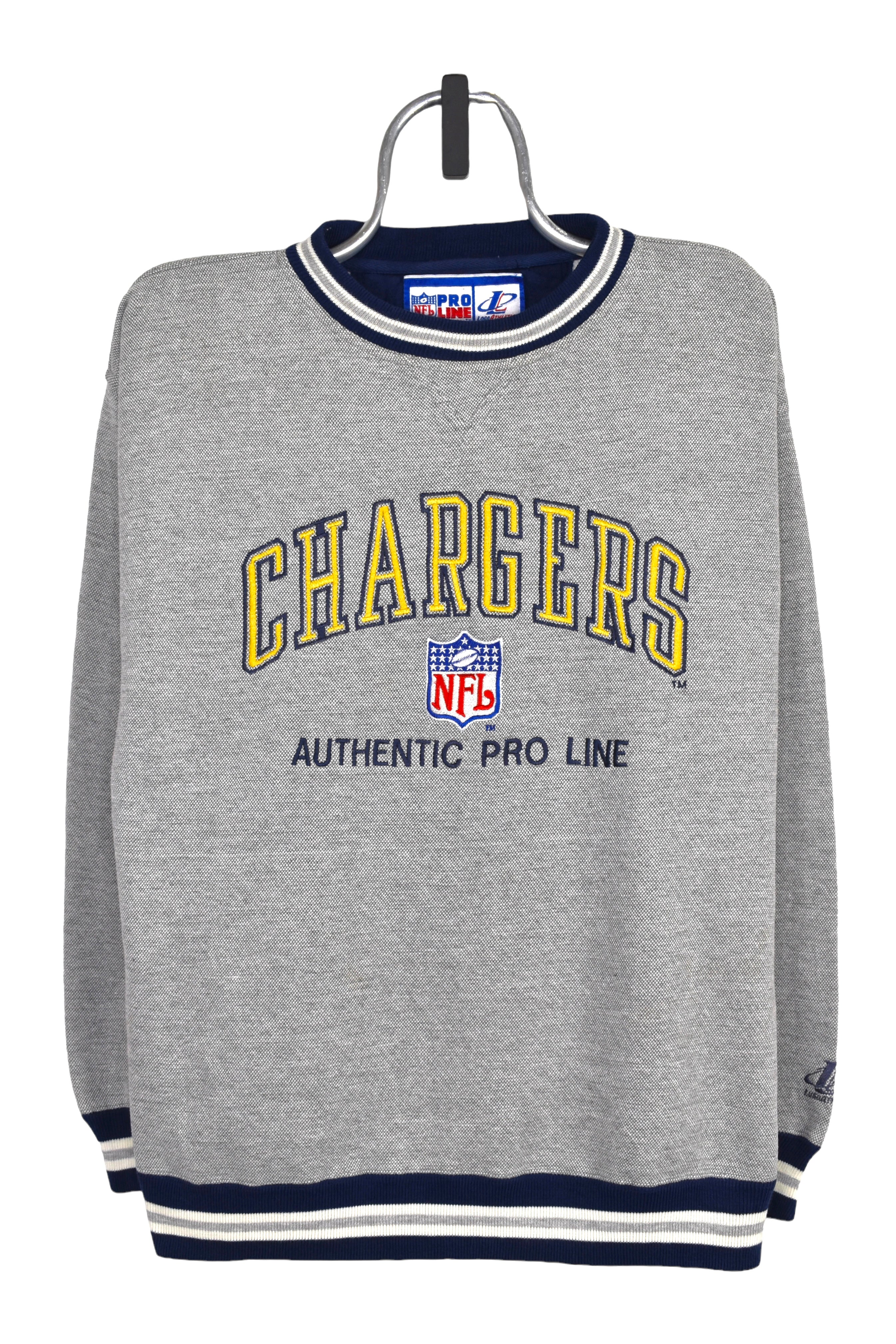Vintage LA Chargers sweatshirt (XL), grey NFL embroidered crewneck