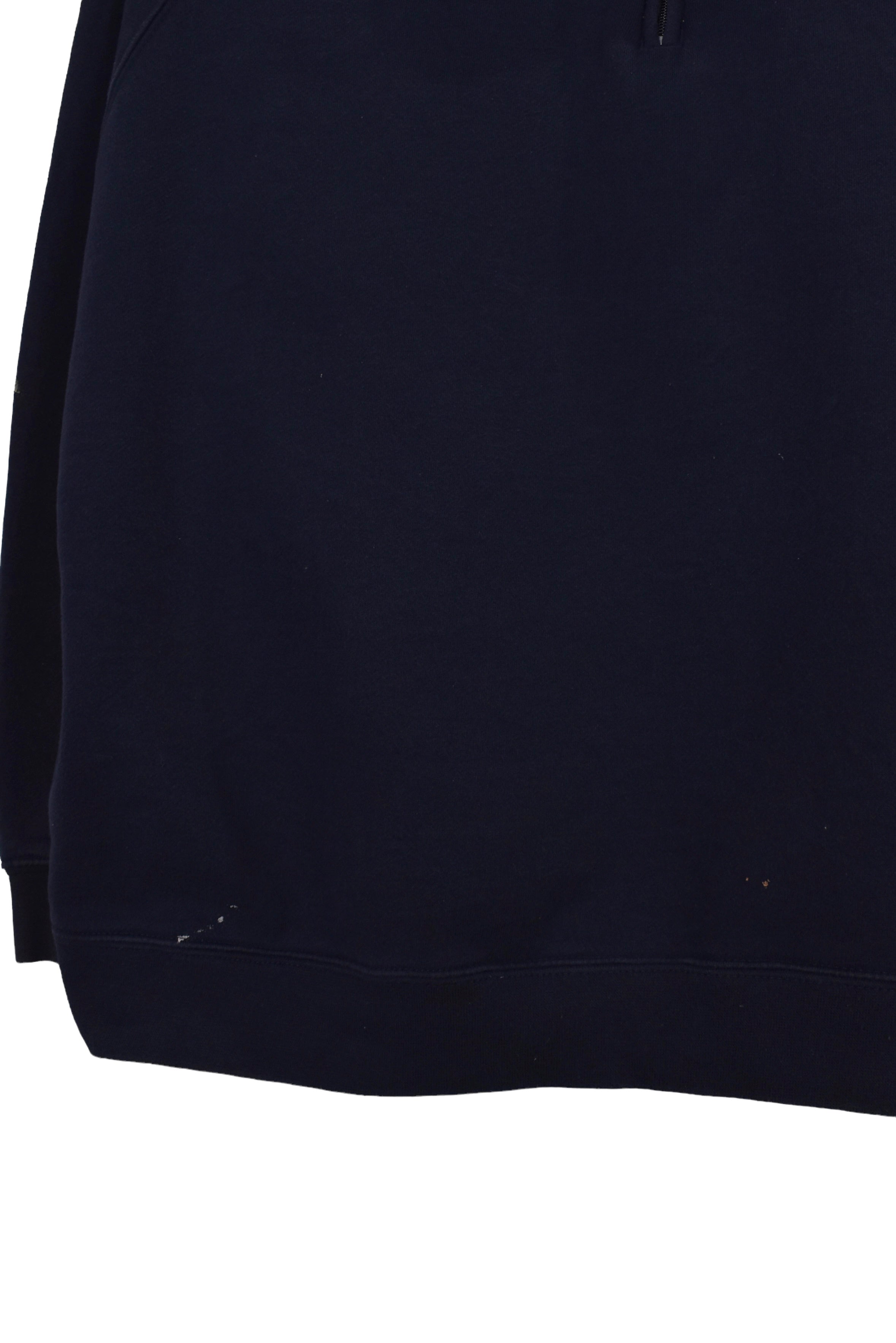 Vintage Reebok 1/4 zip (L), navy embroidered sweatshirt