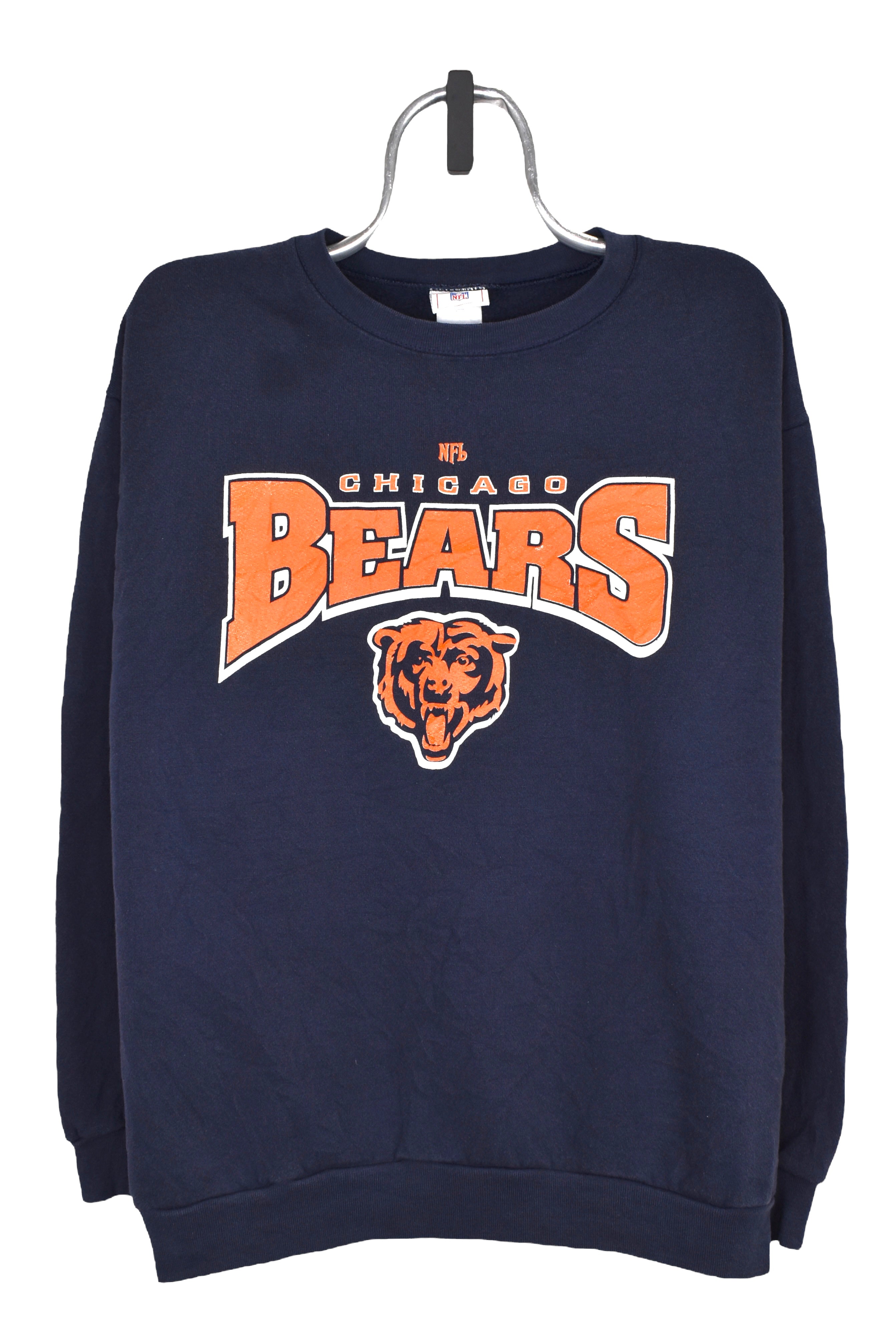 Vintage Chicago Bears sweatshirt (L), navy NFL graphic crewneck