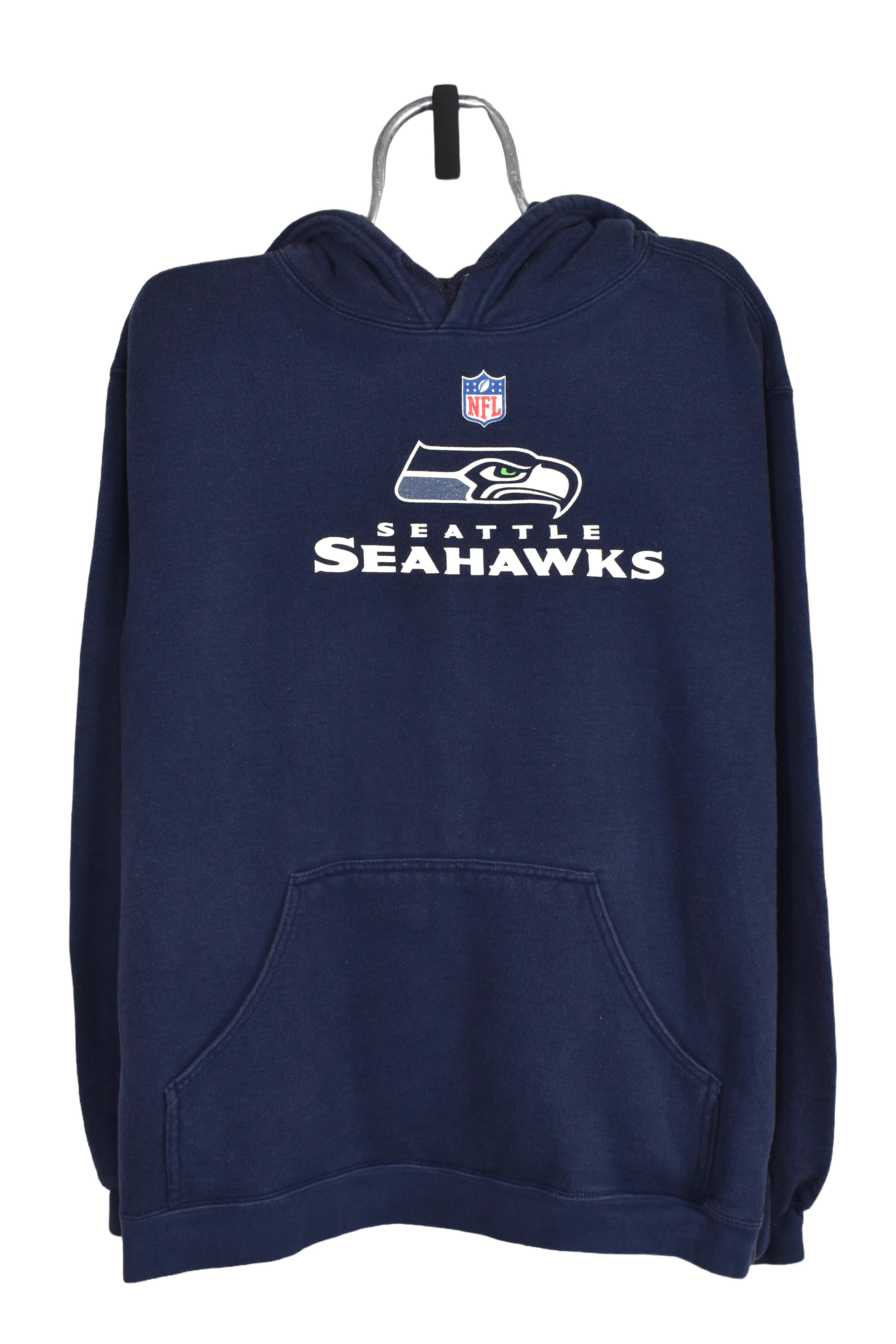 Vintage Seattle Seahawks hoodie XL navy NFL graphic sweatshirt