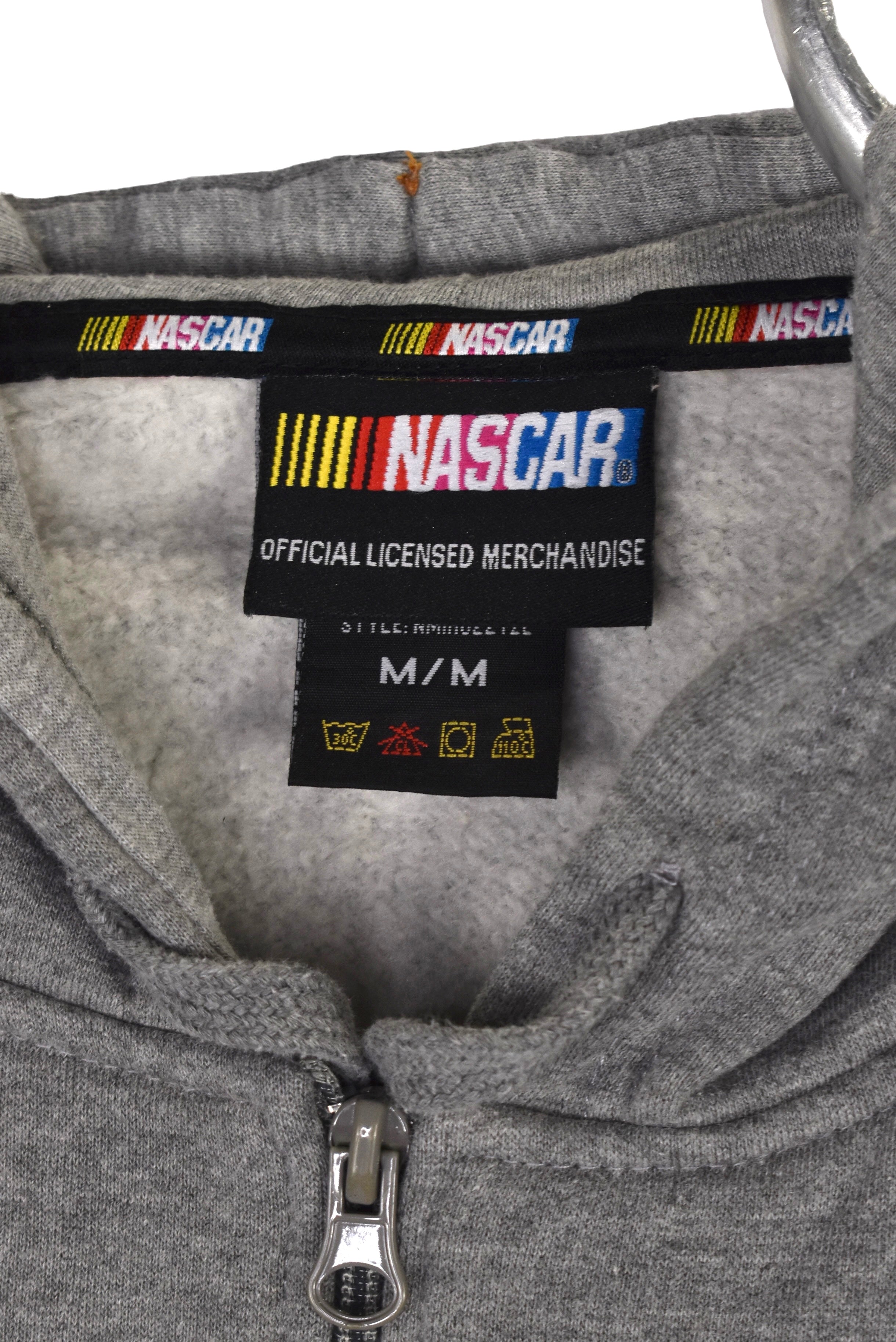 Vintage Nascar hoodie (L), grey graphic sweatshirt