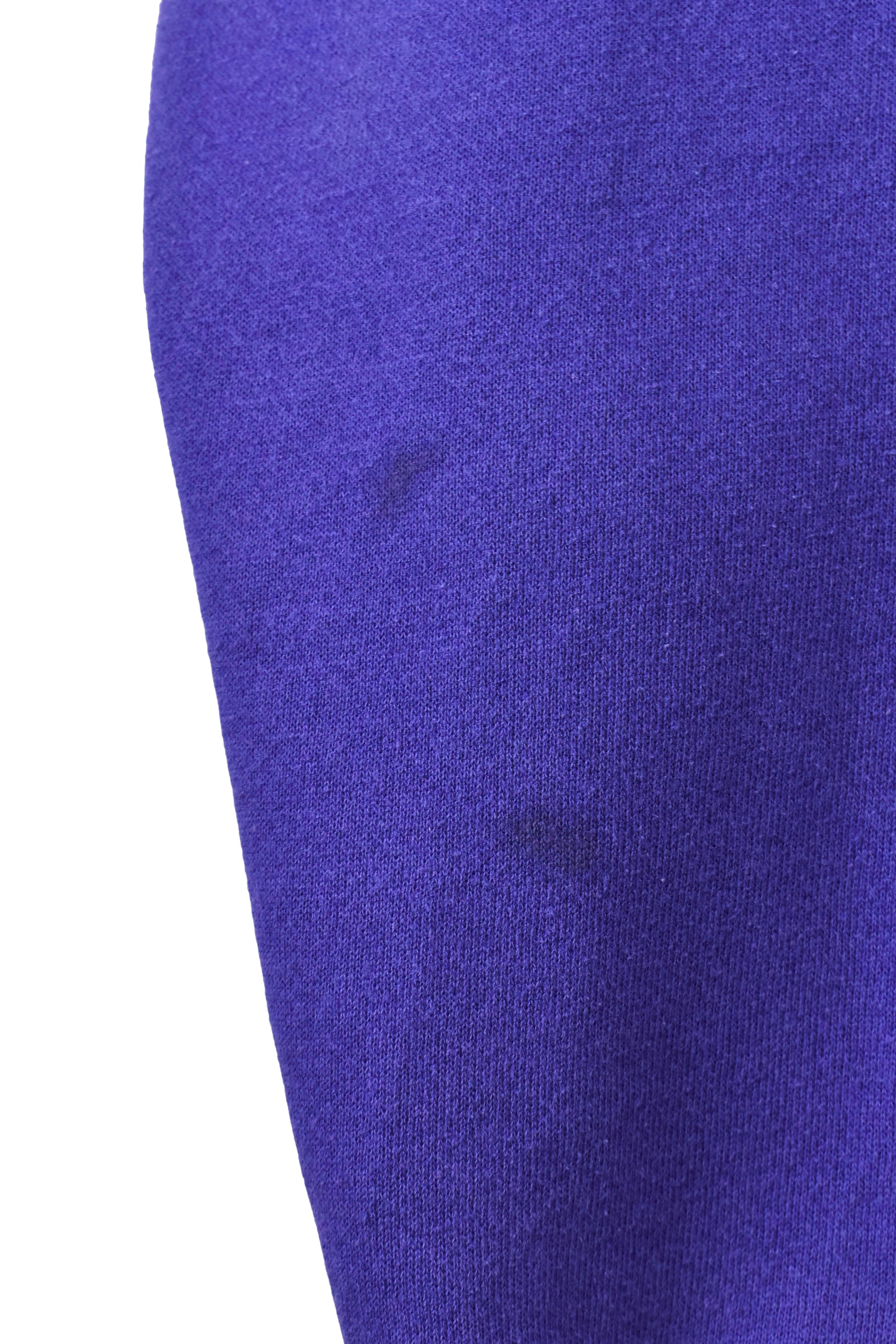 Vintage Minnesota Vikings hoodie, purple NFL embroidered sweatshirt - Large
