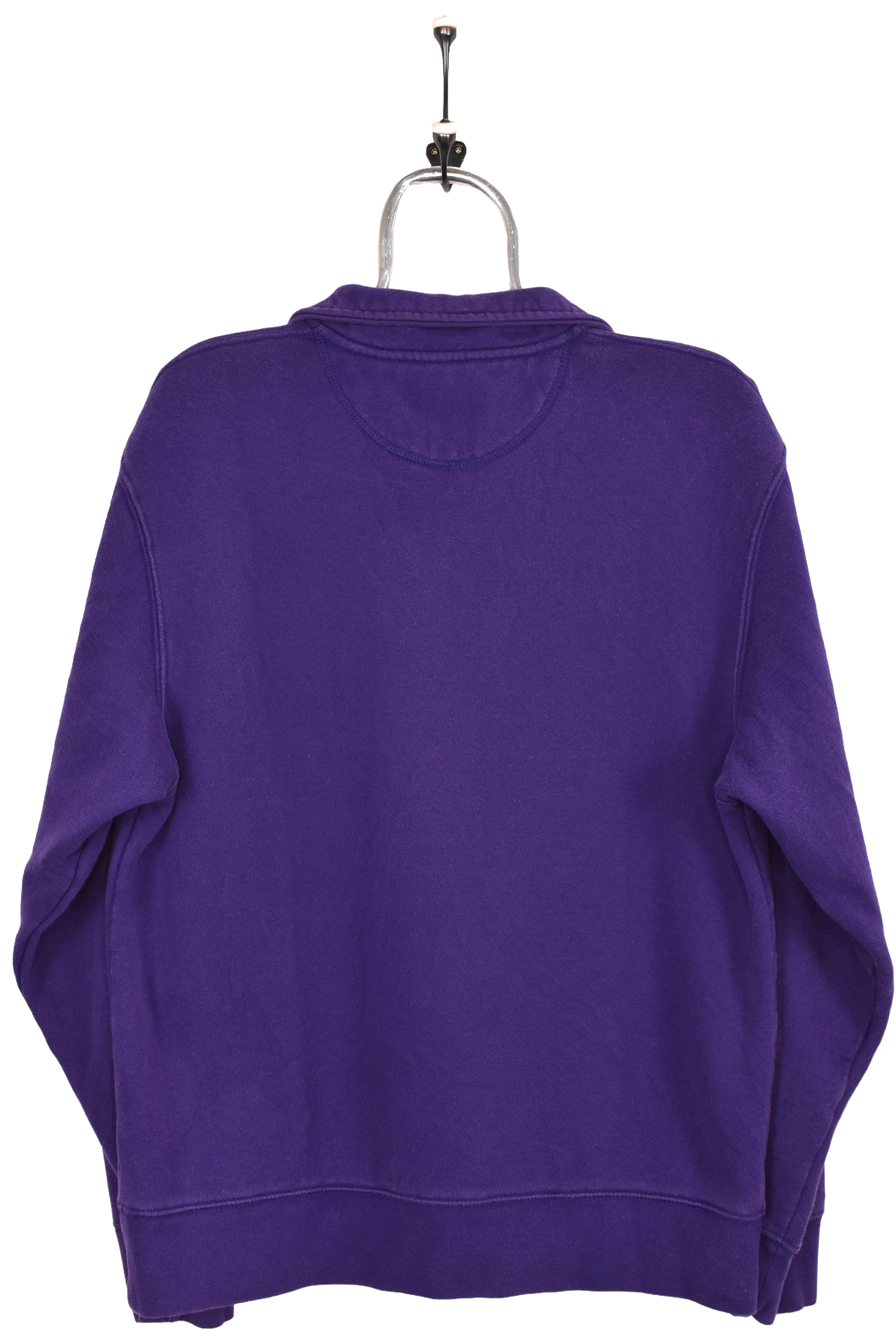 Vintage Ashland Eagles sweatshirt, purple graphic 1/4 zip jumper - Medium