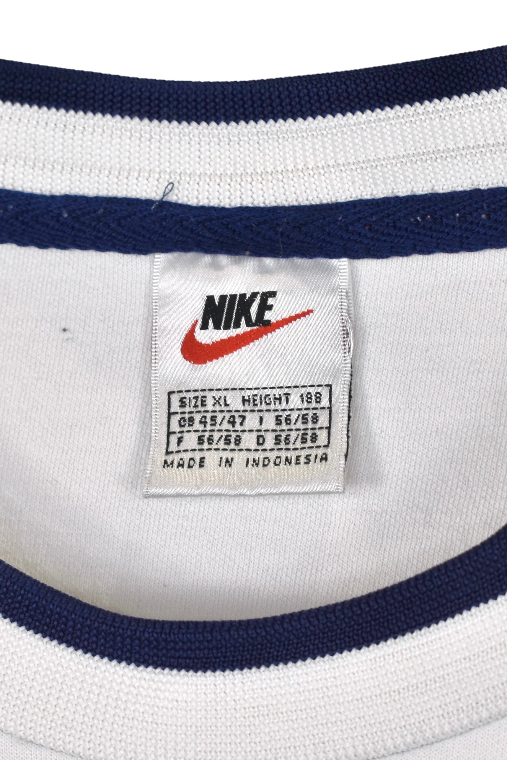 Vintage Nike sweatshirt, white embroidered crewneck - XL