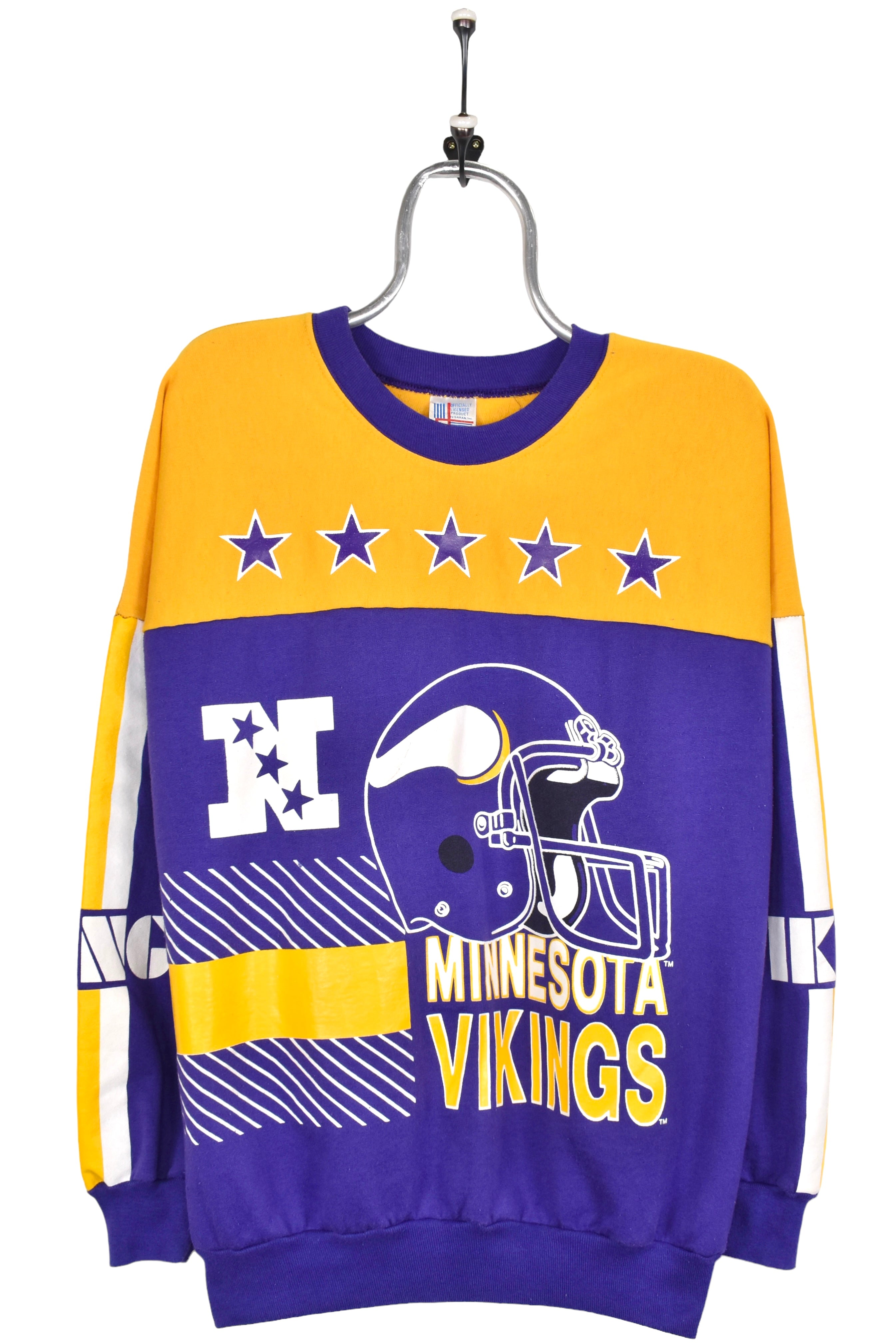 Vintage Minnesota Vikings sweatshirt, NFL purple crewneck - M/L