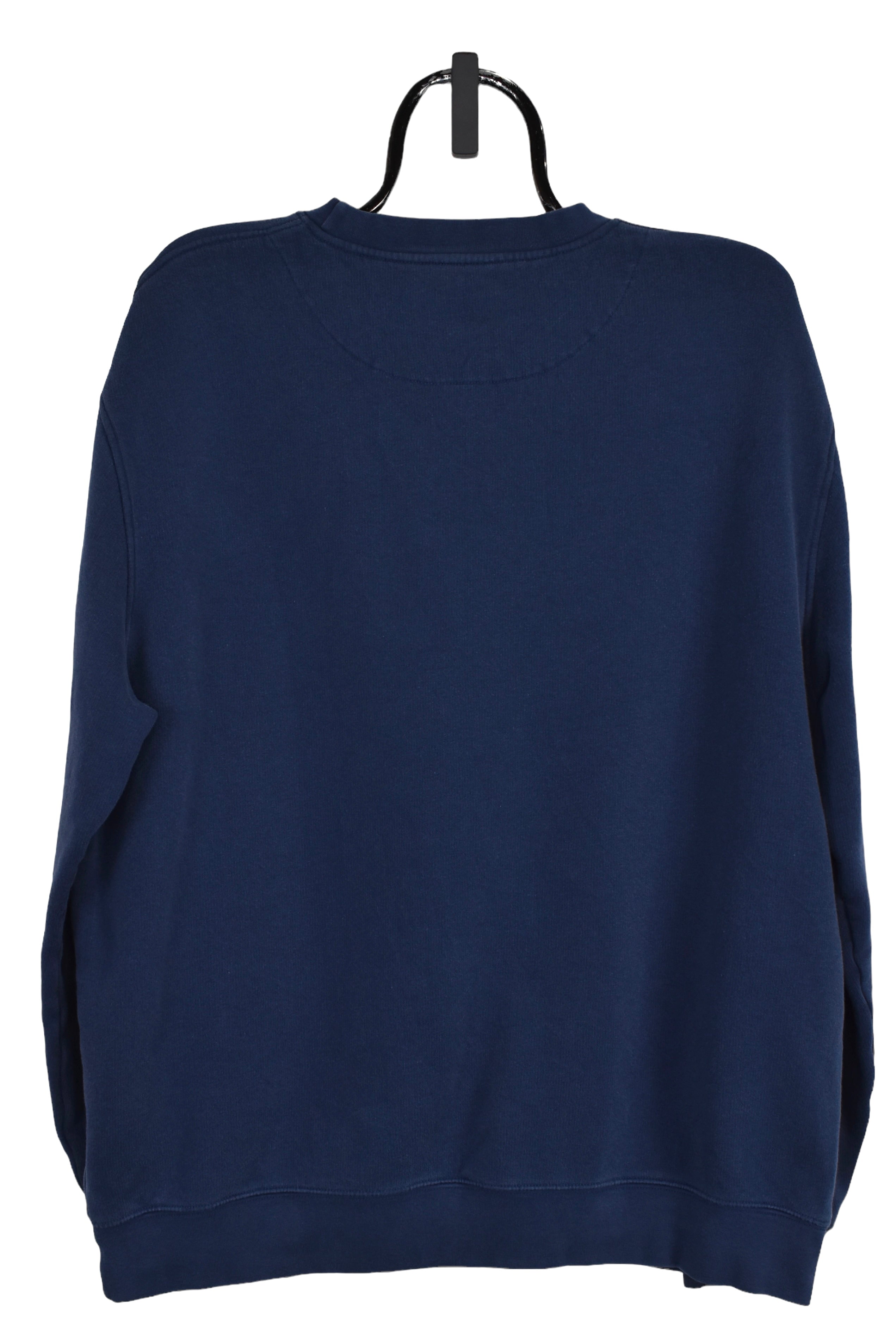 Vintage Nike sweatshirt (XL), navy embroidered crewneck