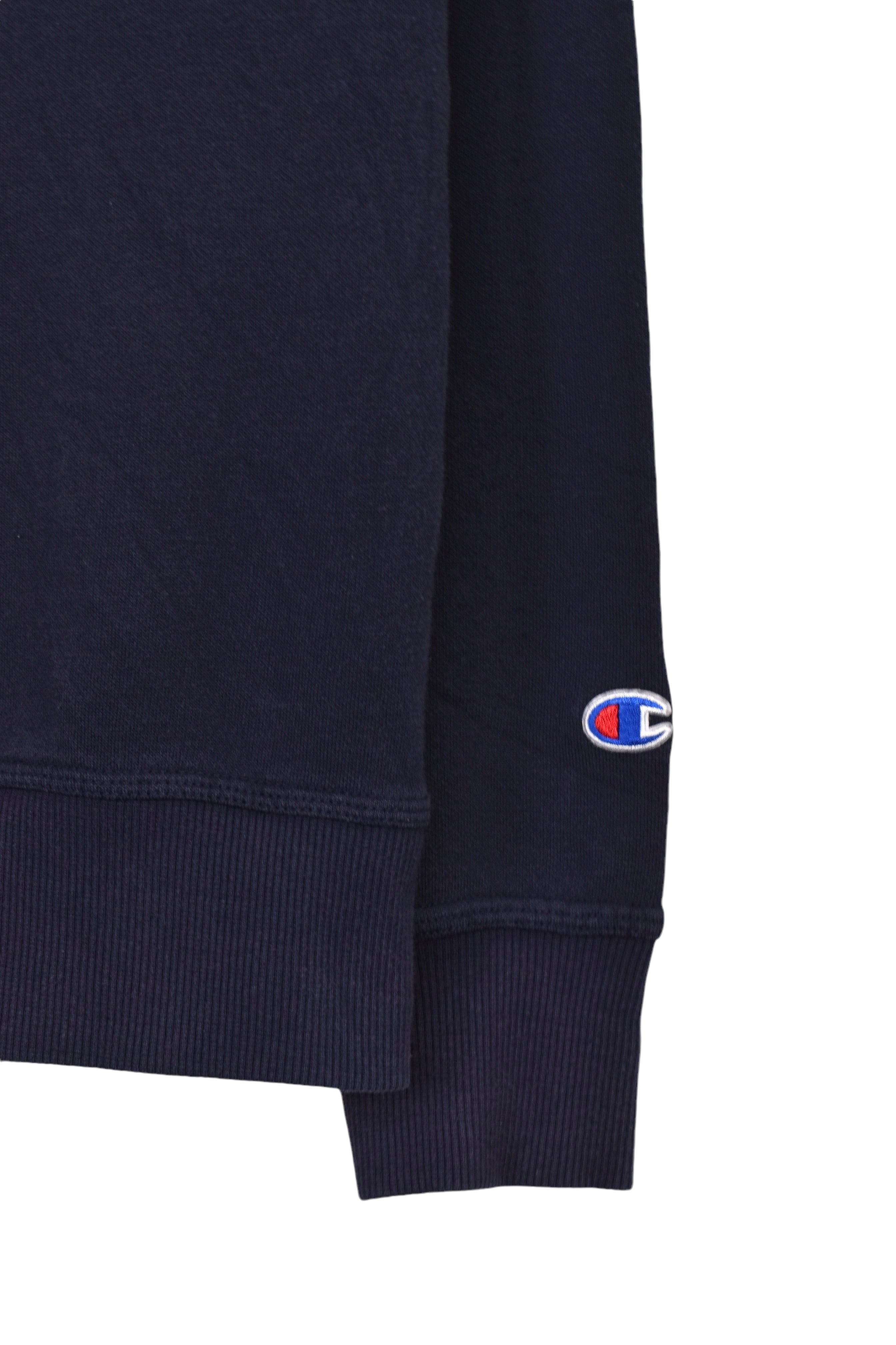 Modern Champion sweatshirt (M), navy embroidered crewneck