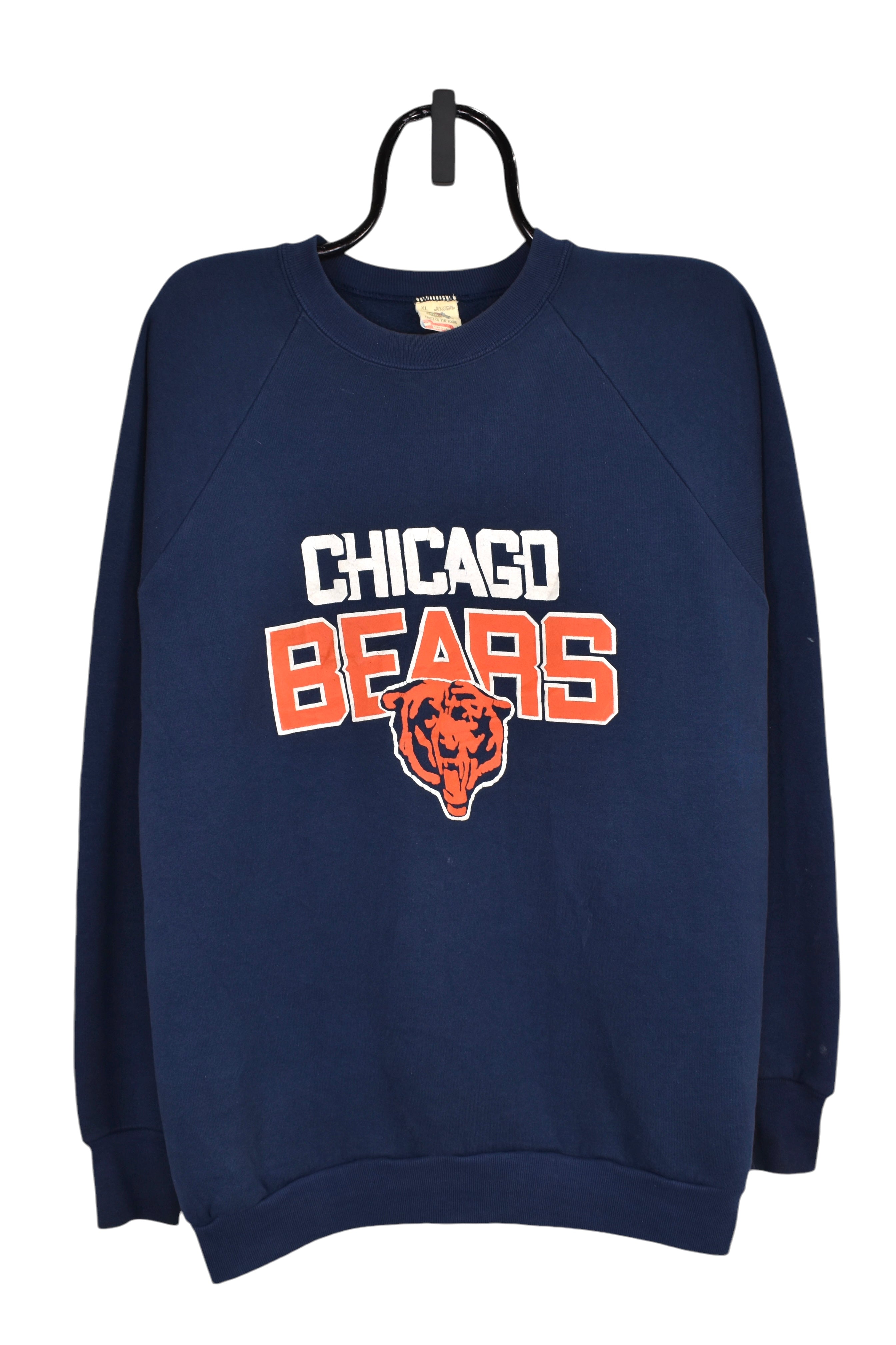 Vintage Chicago Bears sweatshirt (L), navy NFL graphic crewneck