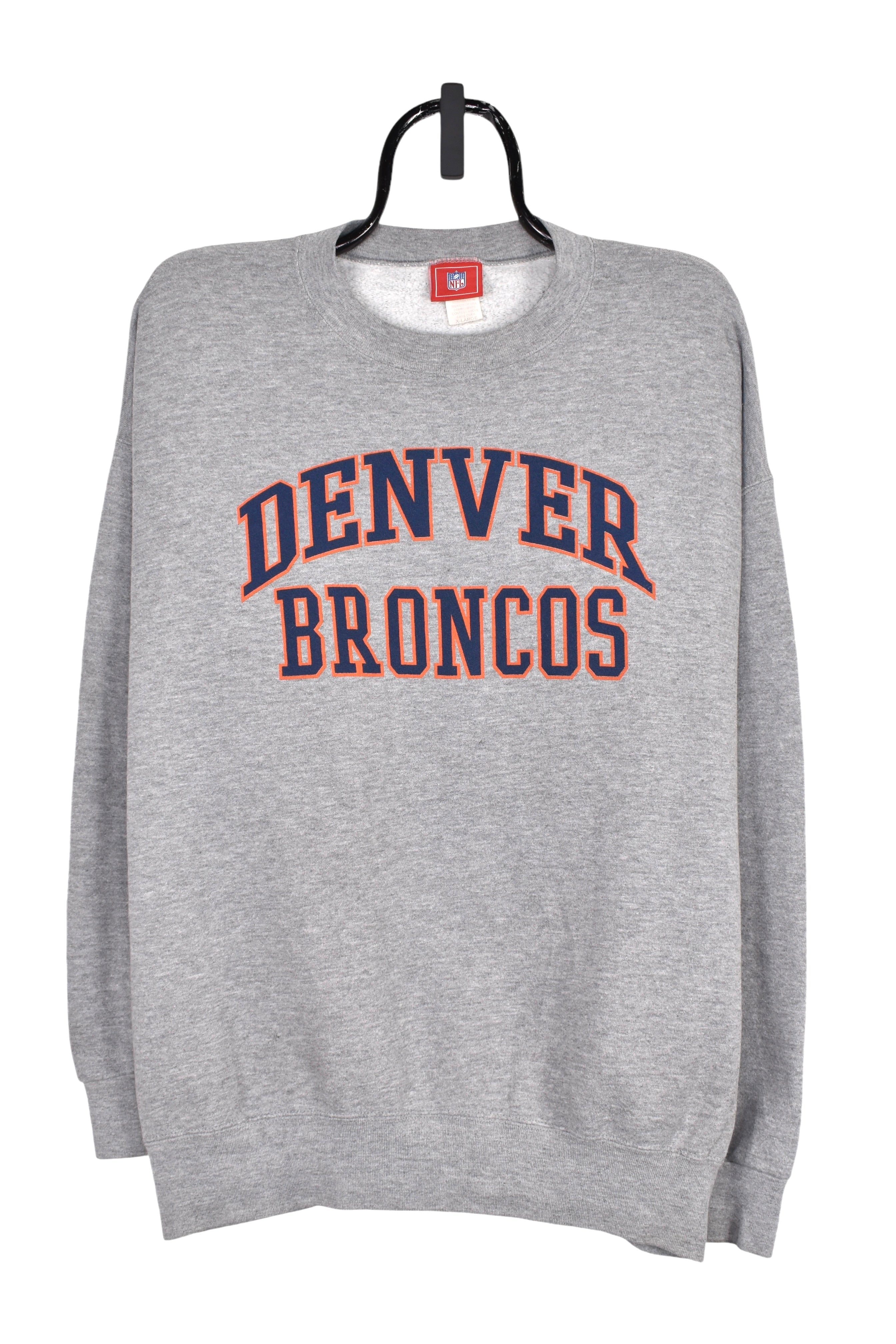 Vintage Denver Broncos sweatshirt (XL), grey NFL graphic crewneck