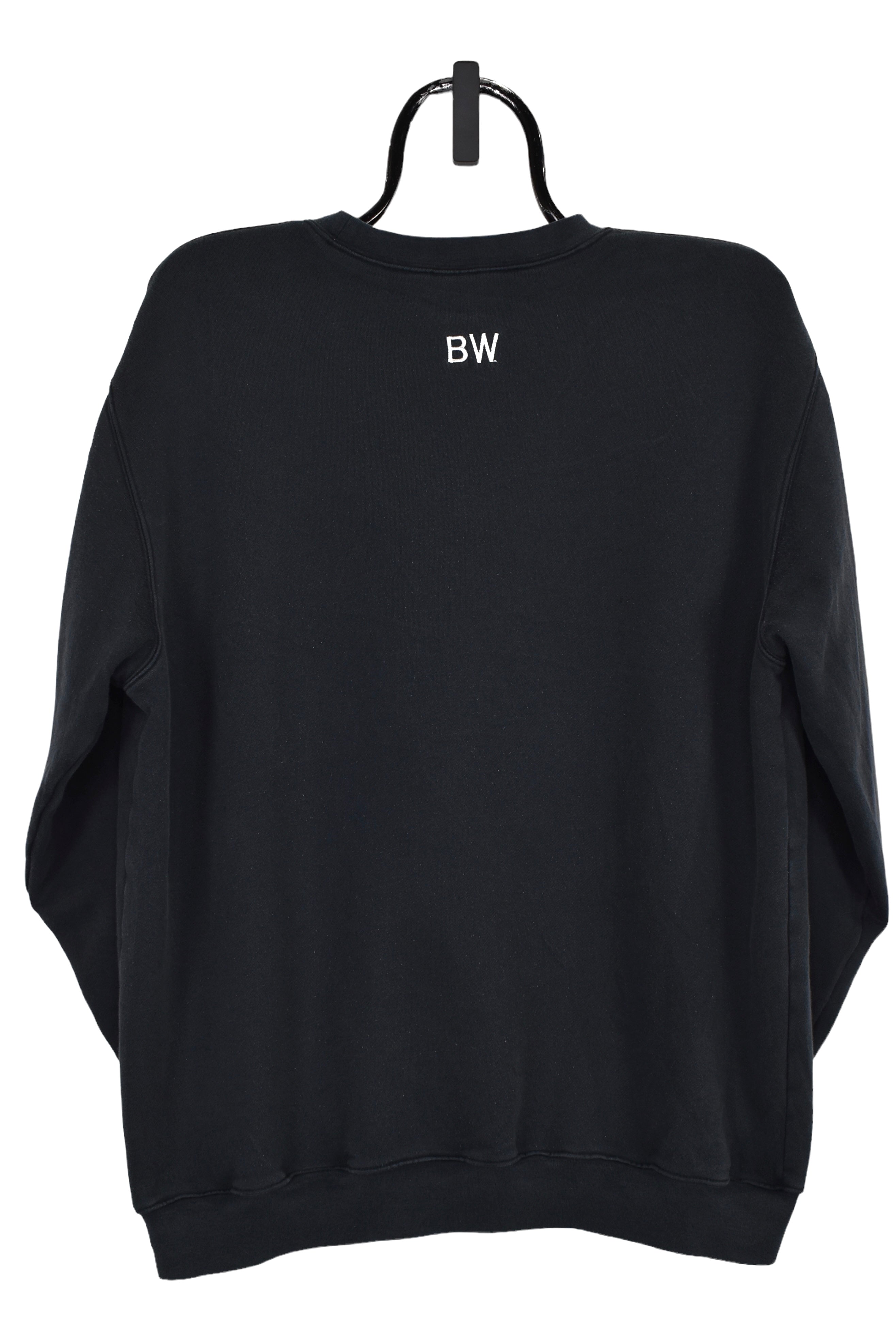 Vintage Adidas sweatshirt (L), black embroidered crewneck