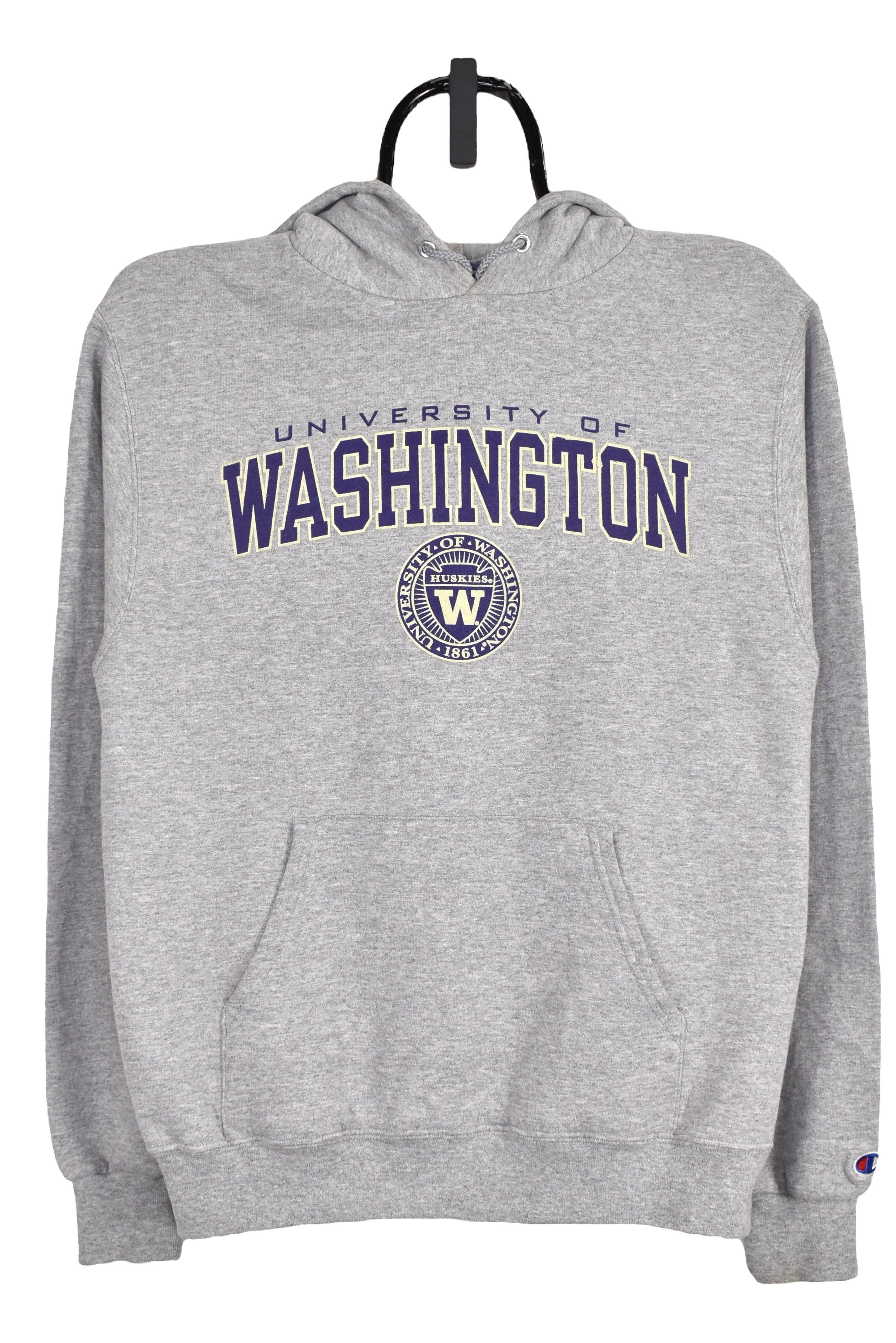 Vintage University of Washington hoodie S grey graphic sweatshirt