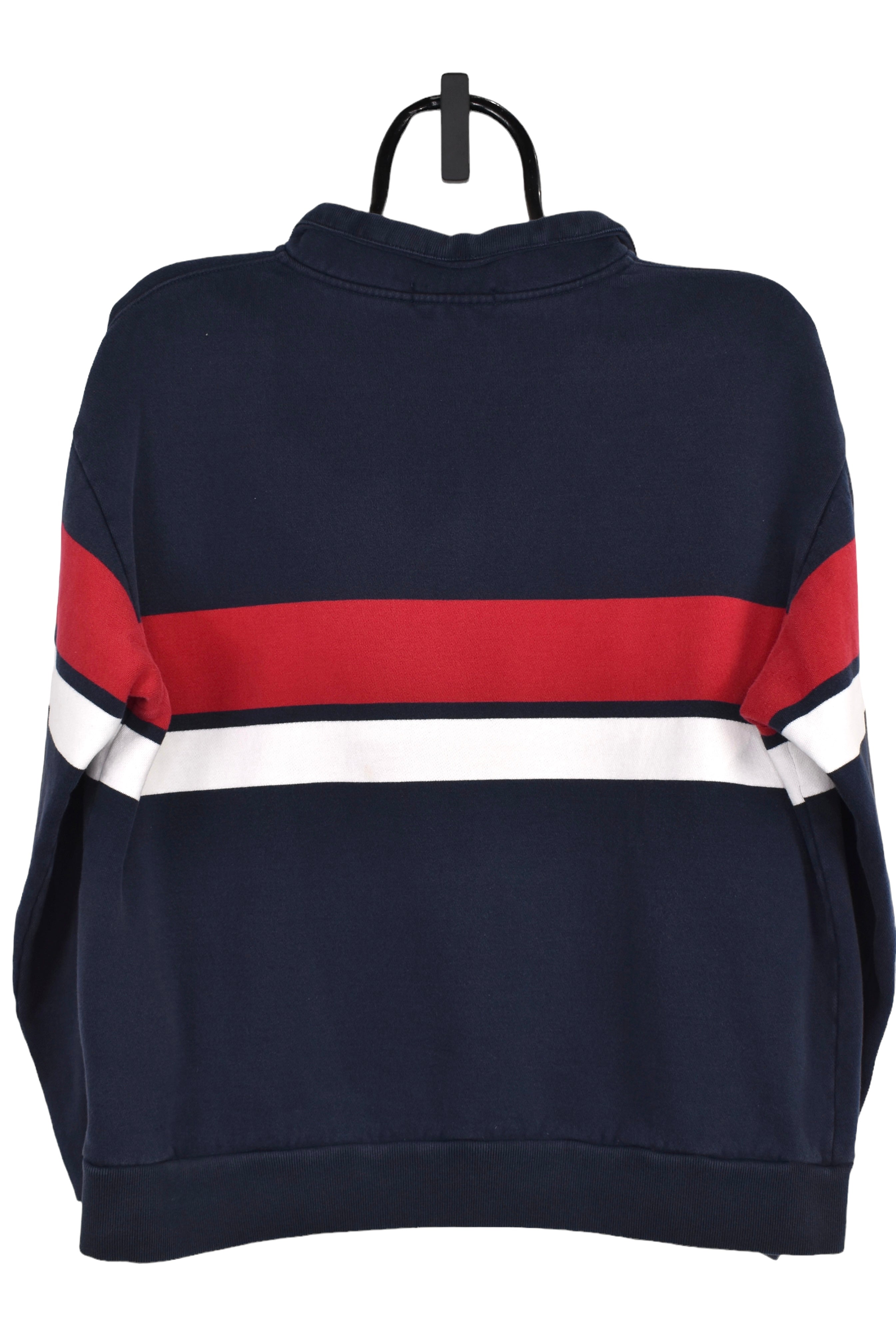 Vintage Nautica quarter zip (M), navy embroidered sweatshirt