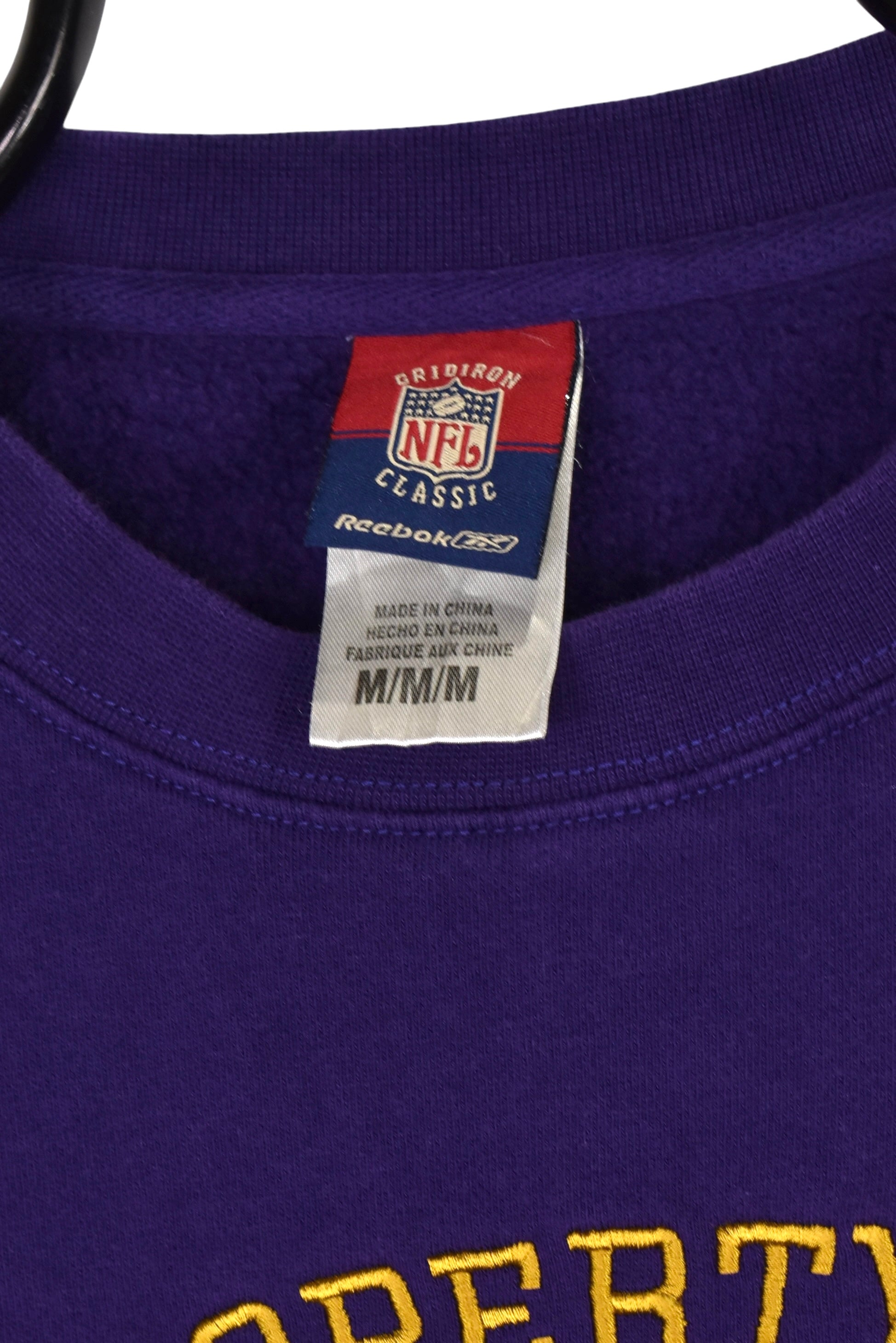 Vintage Baltimore Ravens sweatshirt (L), purple NFL embroidered crewneck