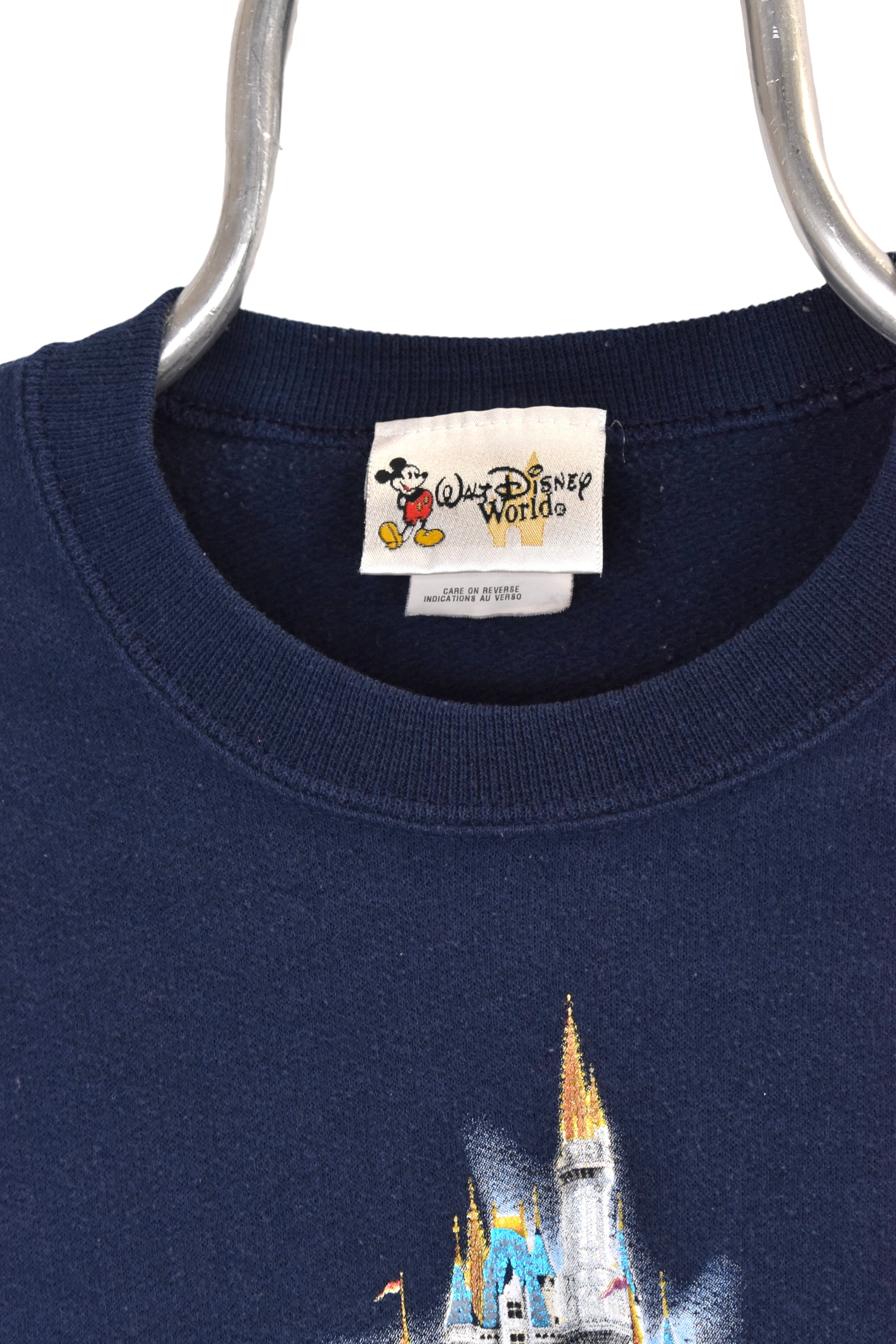 Vintage Disney World sweatshirt (S), navy Mickey Mouse graphic crewneck