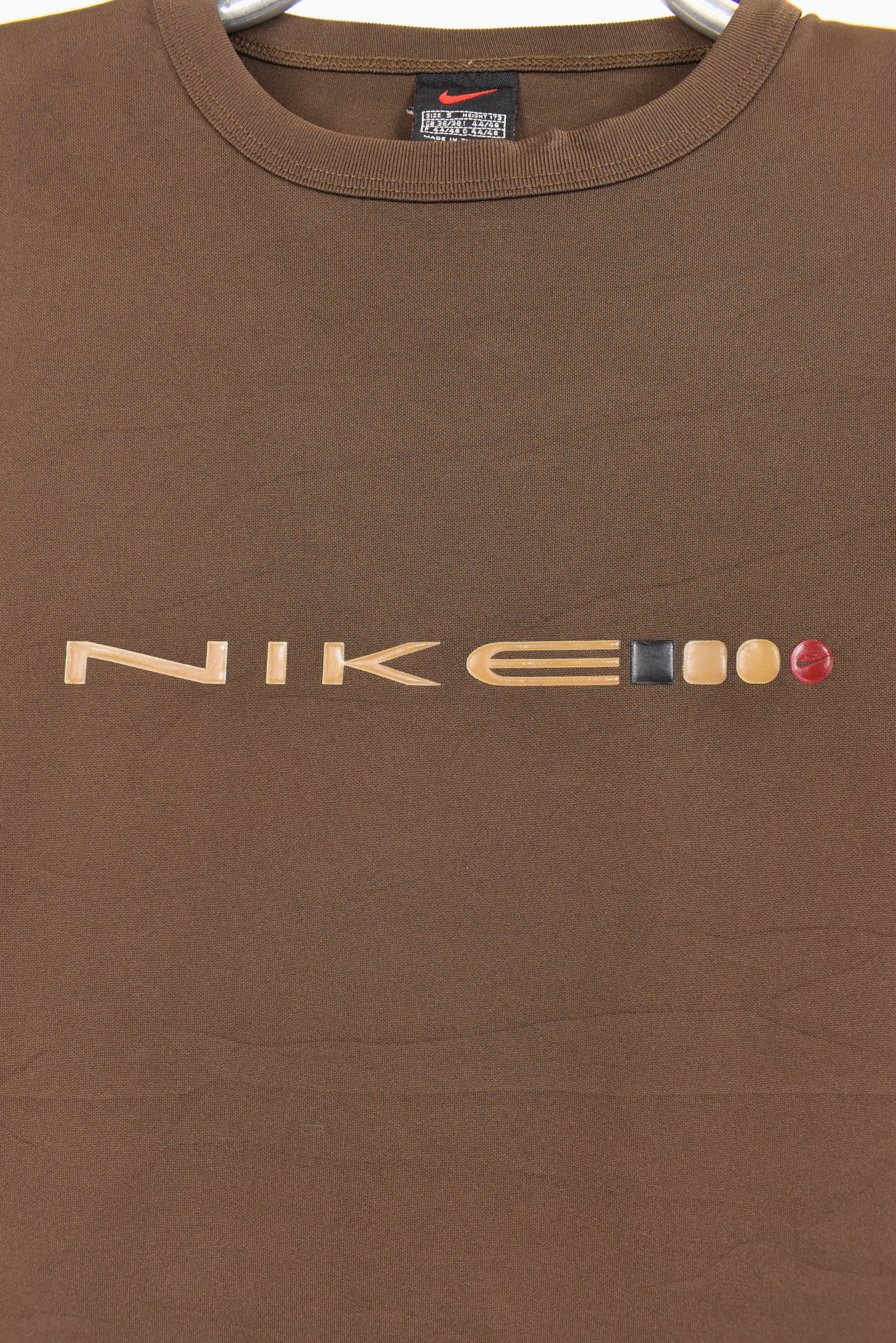 Vintage Nike shirt, athletic brown graphic tee - AU M NIKE