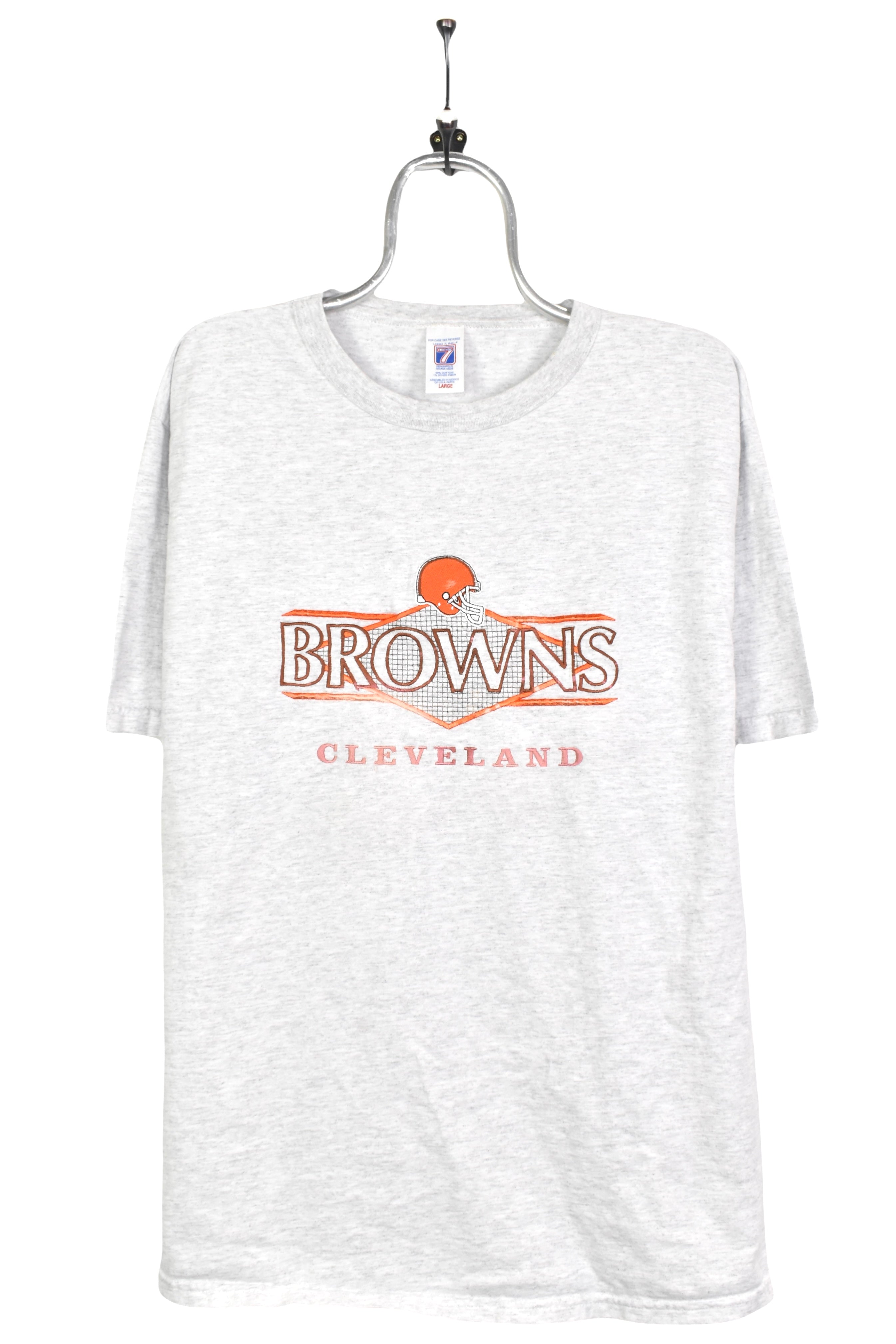 Vintage Cleveland Browns shirt, NFL grey embroidered tee - AU L PRO SPORT