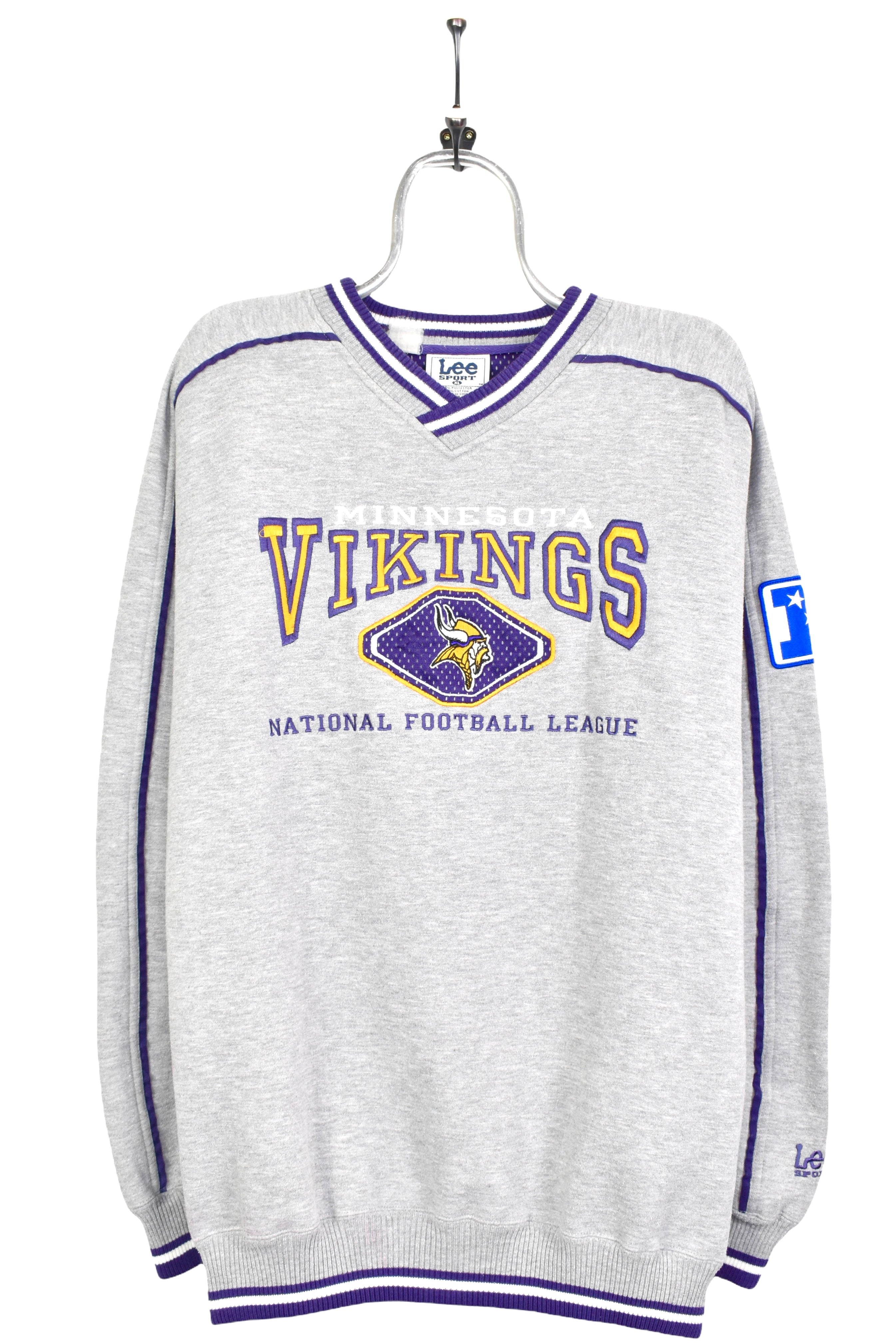 Vintage NFL Minnesota Vikings embroidered grey sweatshirt | XL PRO SPORT
