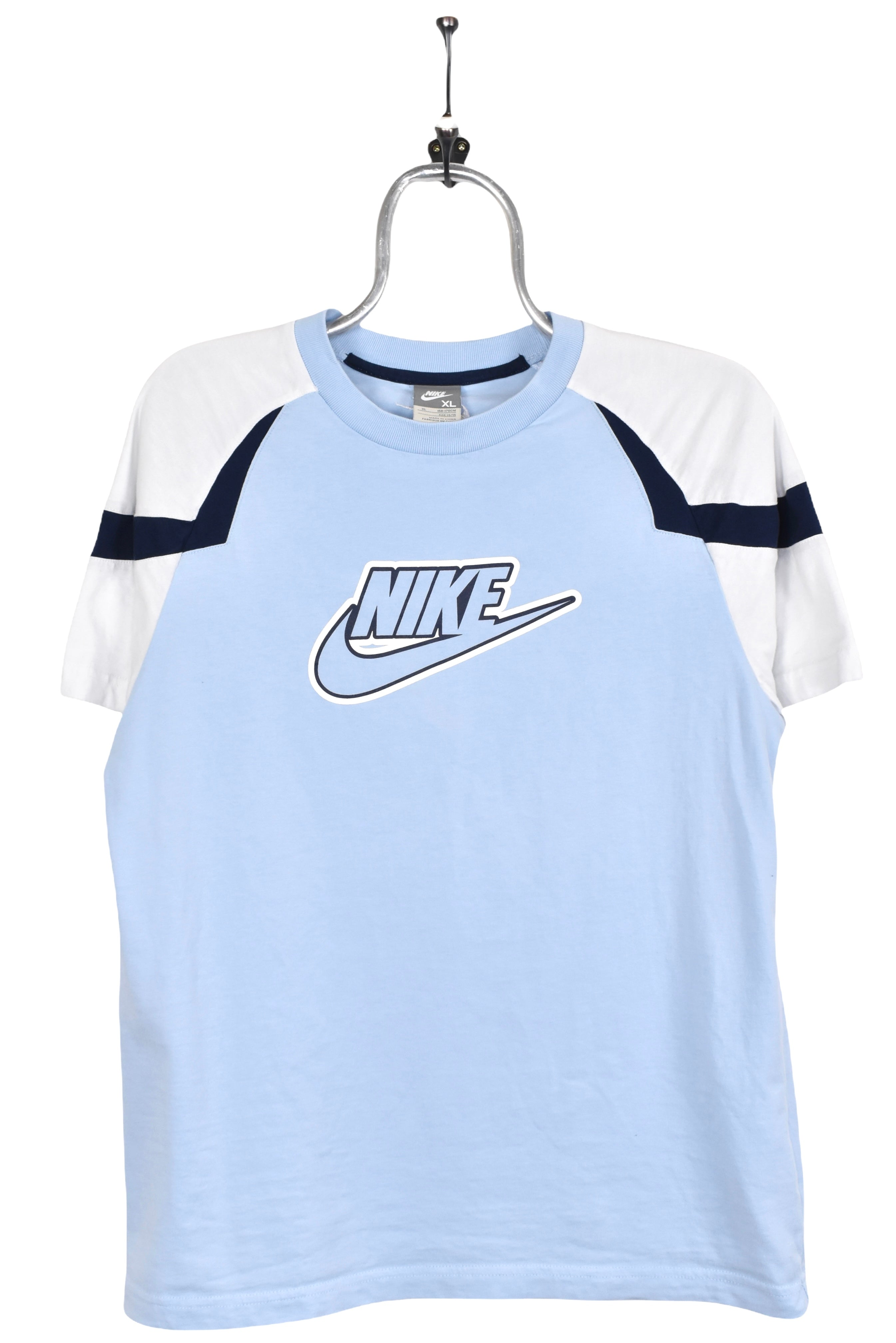Vintage Nike shirt, blue graphic tee - AU S NIKE