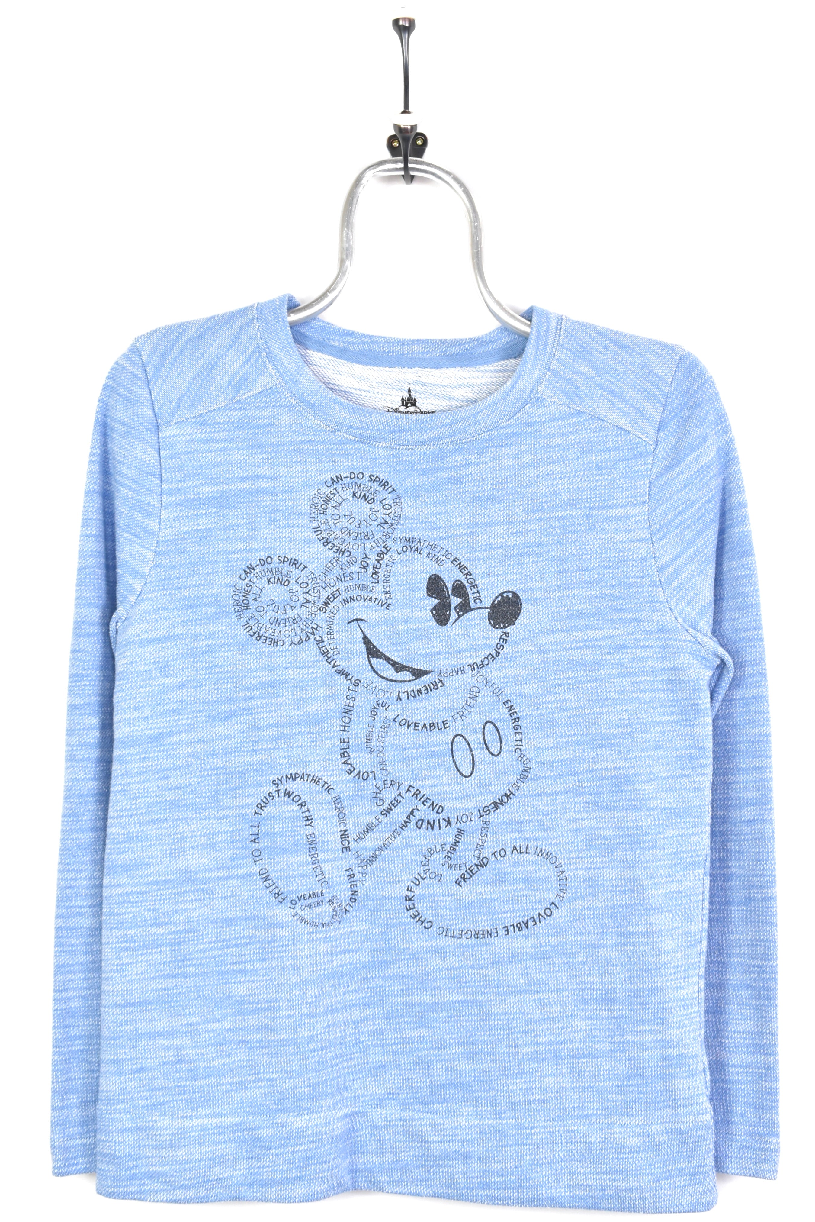 Vintage Women's Disney Mickey blue sweatshirt | Small DISNEY / CARTOON