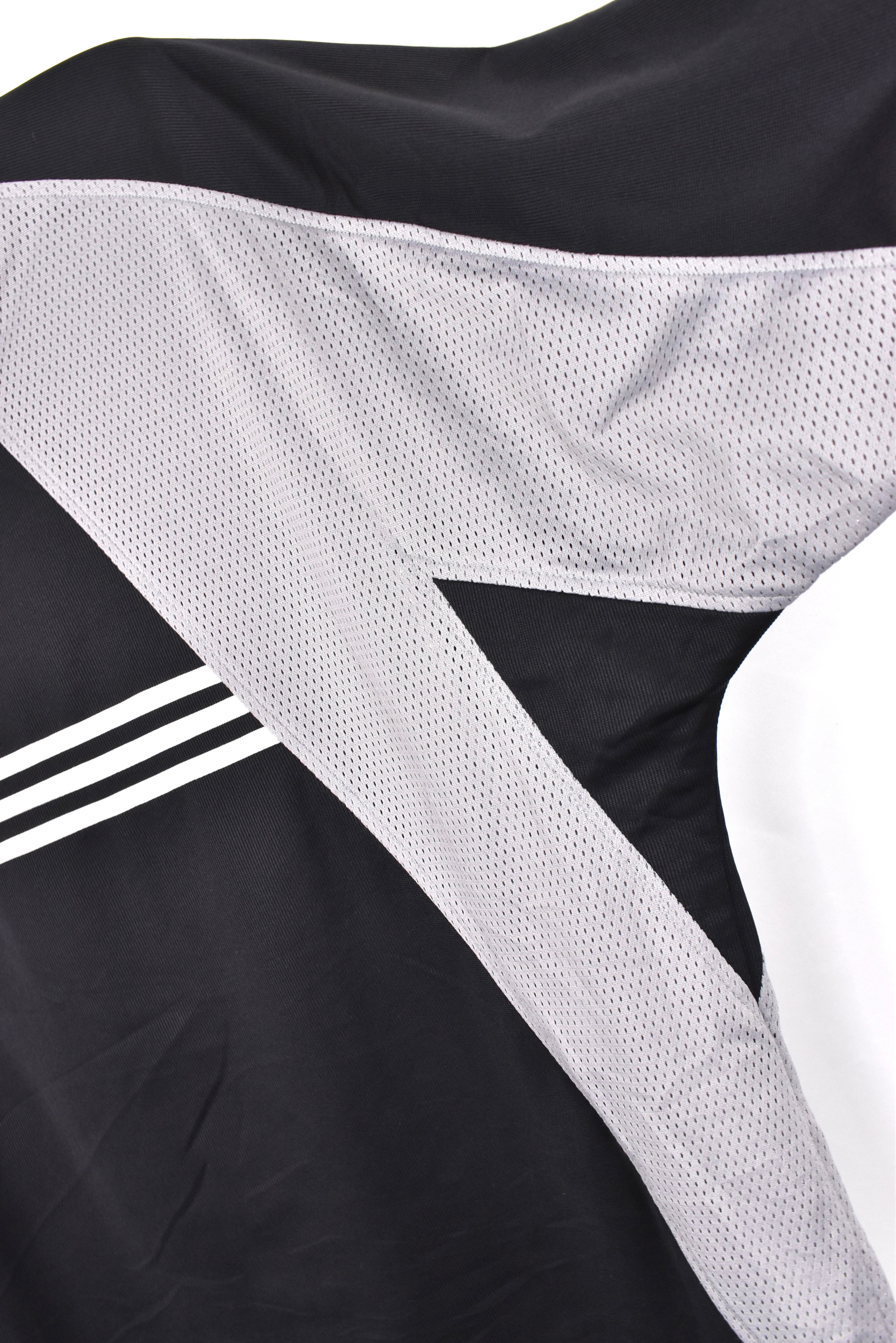 Vintage Adidas shirt, sportswear black embroidered tee - AU XXL ADIDAS