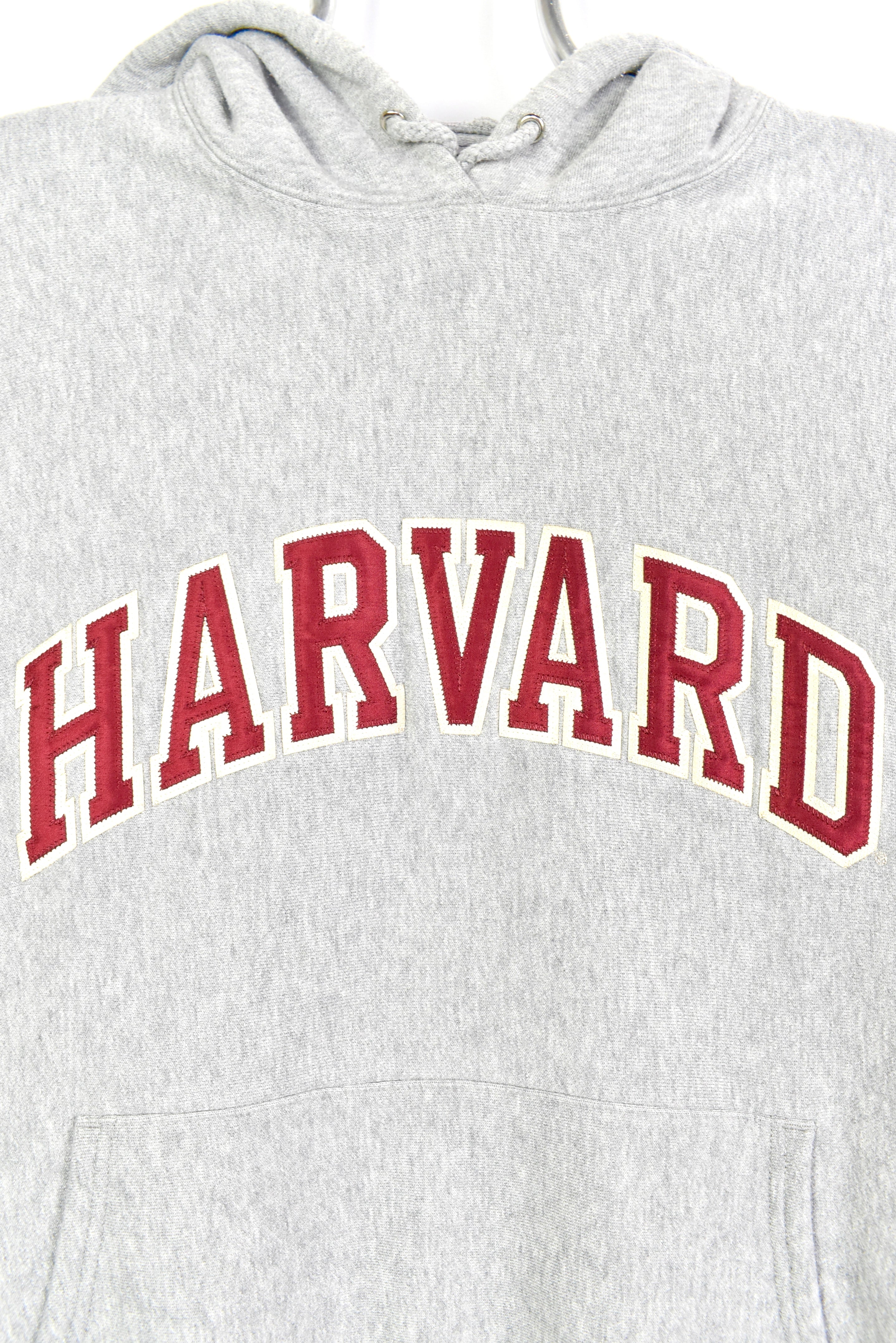 *RARE* Vintage Harvard University embroidered grey hoodie | XL COLLEGE