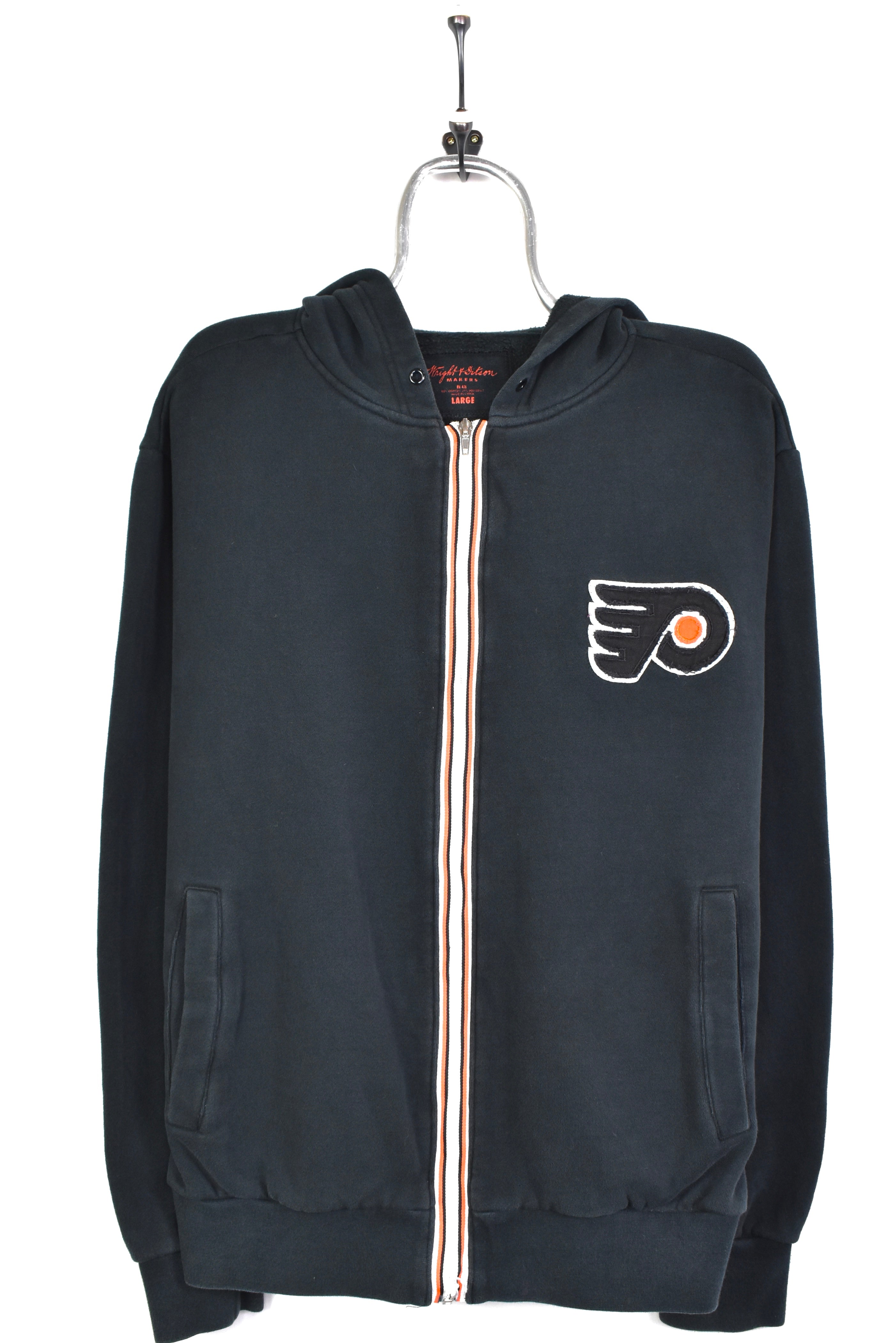 Vintage NHL Philadelphia Flyers black hoodie | Large PRO SPORT