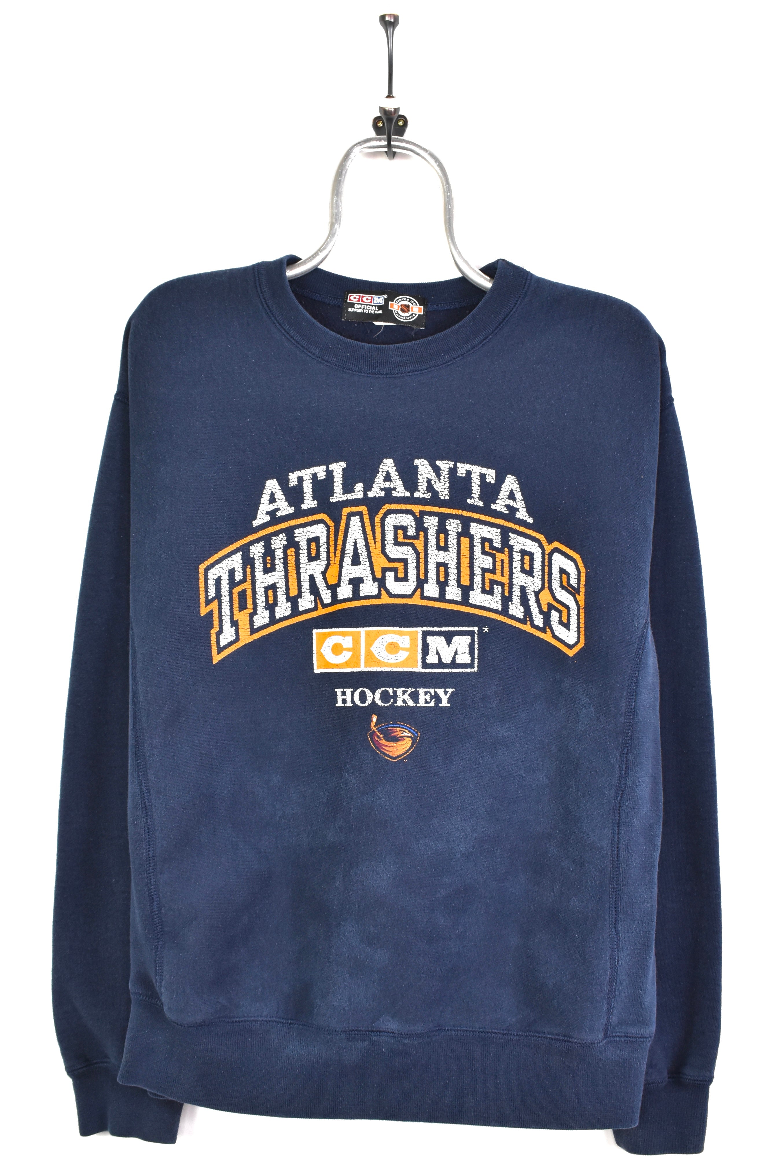 Vintage NHL Atlanta Thrashers navy sweatshirt | Large PRO SPORT