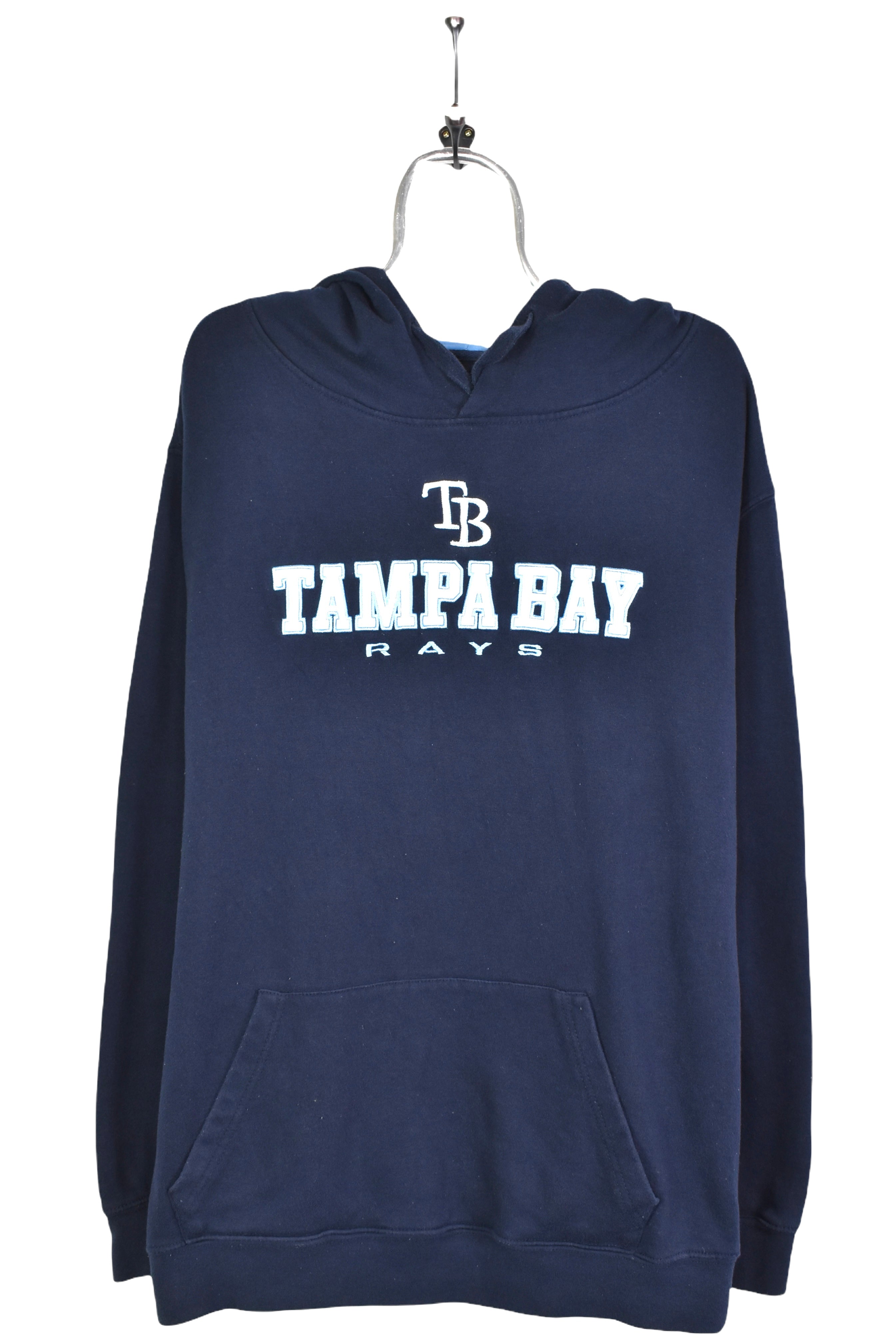 Vintage MLB Tampa Bay Rays embroidered navy hoodie | XXL PRO SPORT