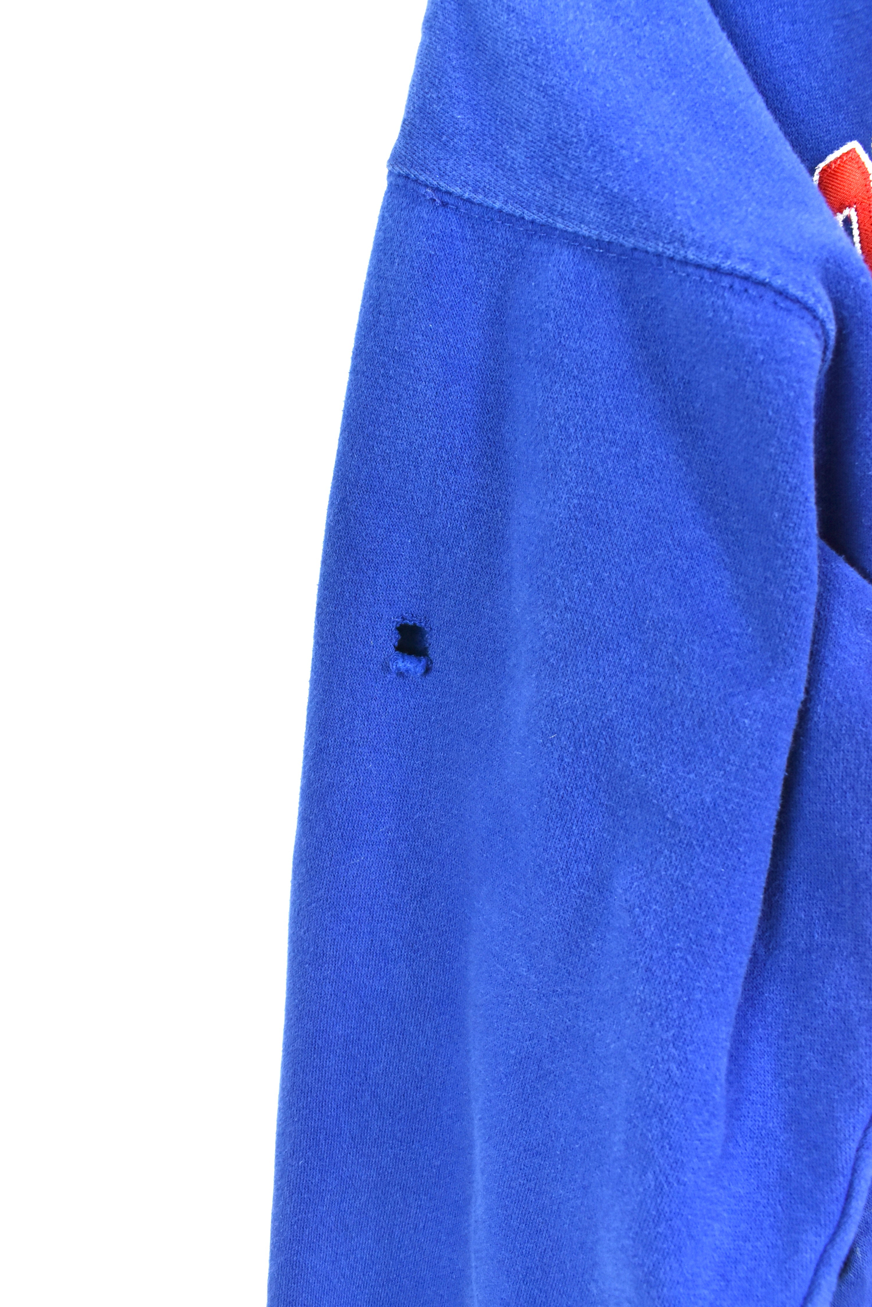 Vintage Louisiana Tech University hoodie, blue embroidered sweatshirt - AU XXL COLLEGE