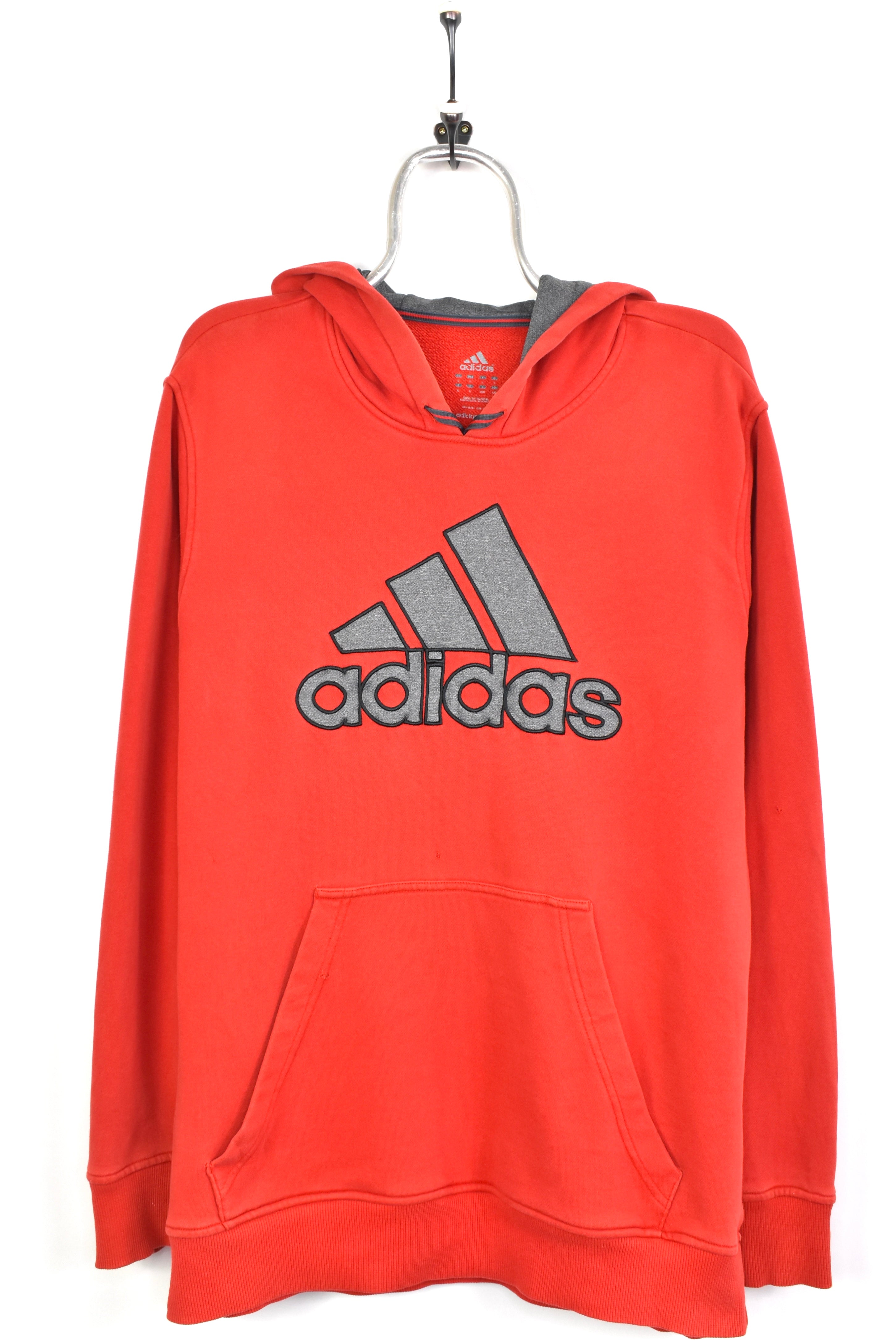 Vintage Adidas embroidered red hoodie | Large ADIDAS