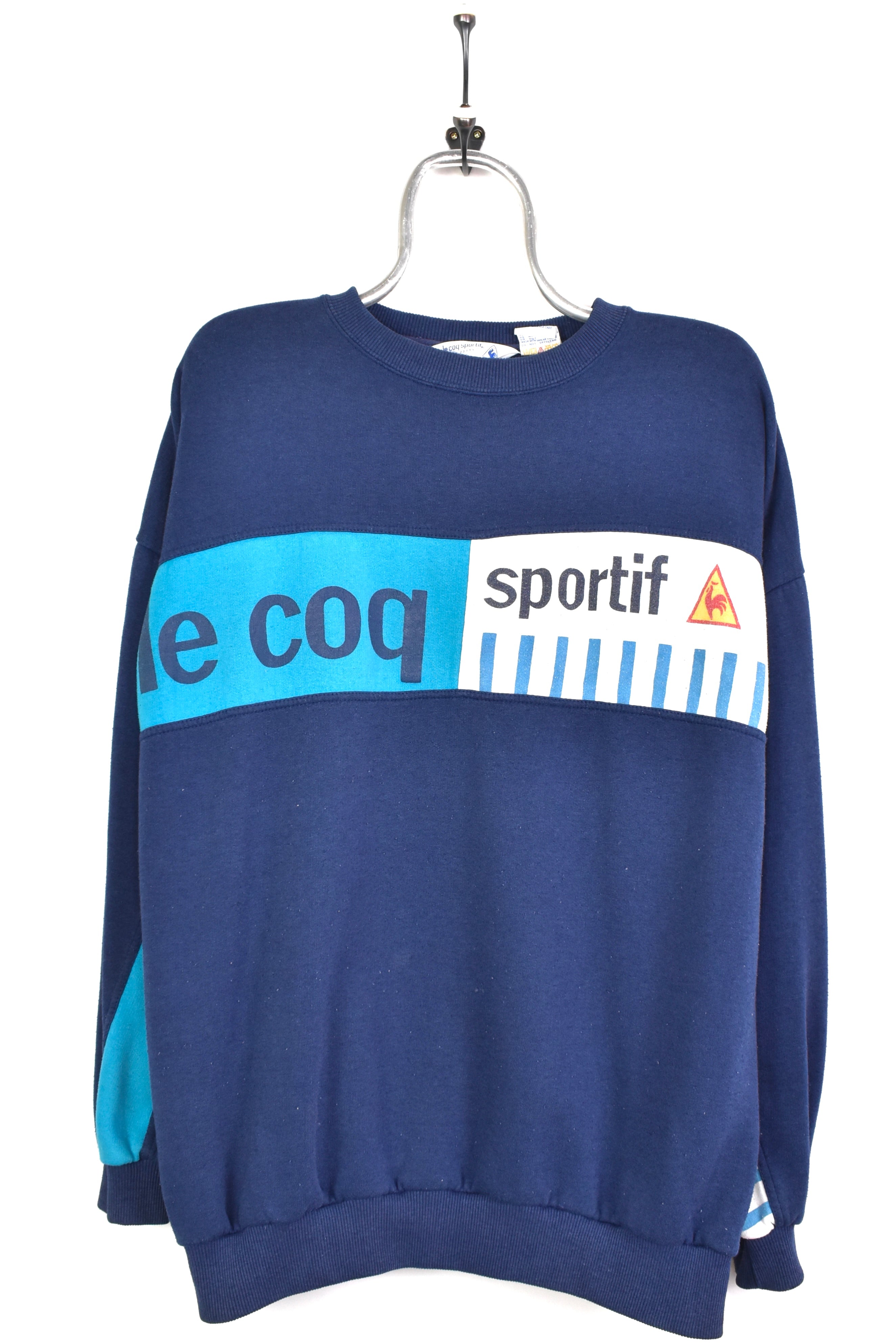 Vintage Le Coq Sportif navy sweatshirt | XL LE COQ SPORTIF
