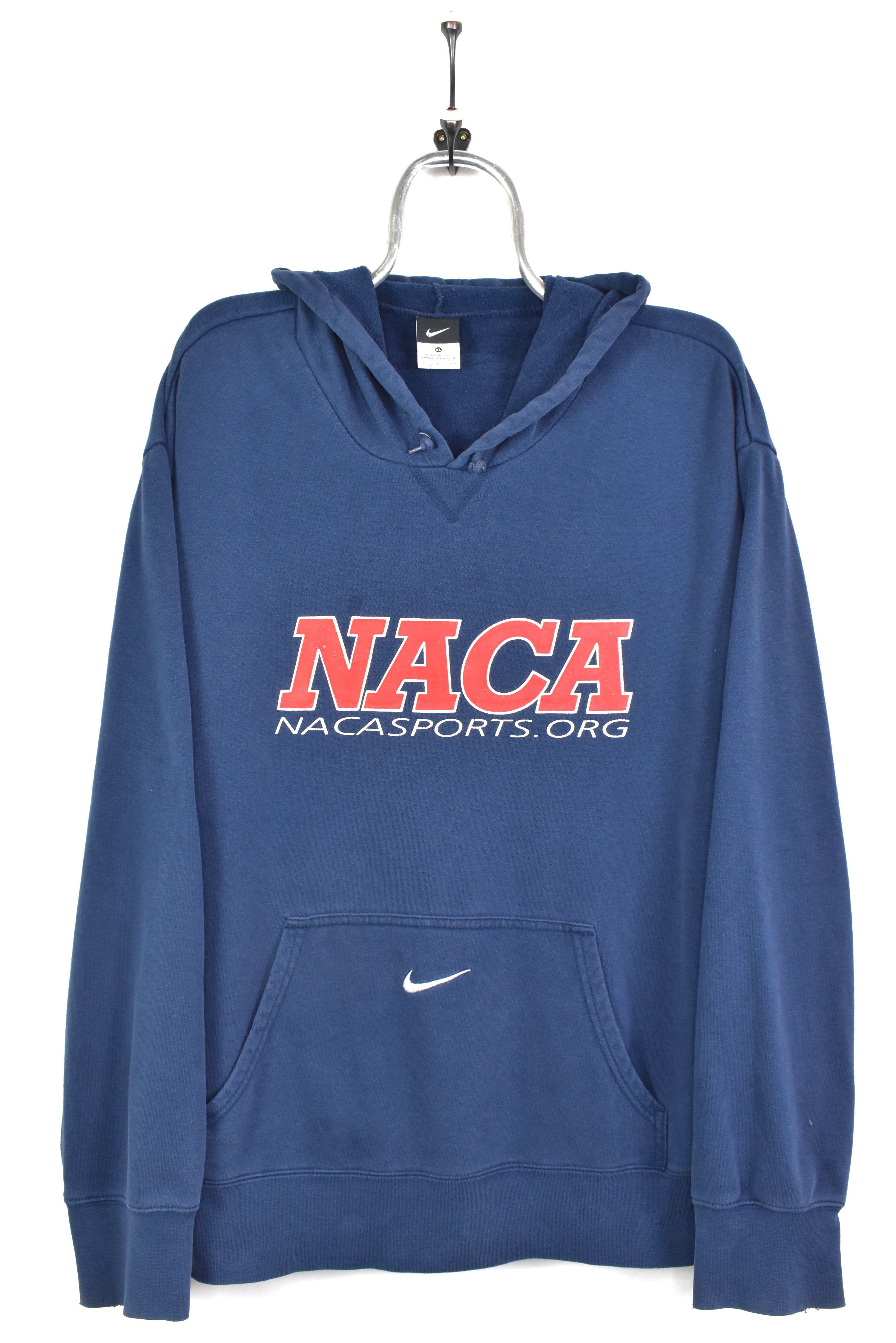 VINTAGE NIKE NAVY HOODIE | XXL NIKE