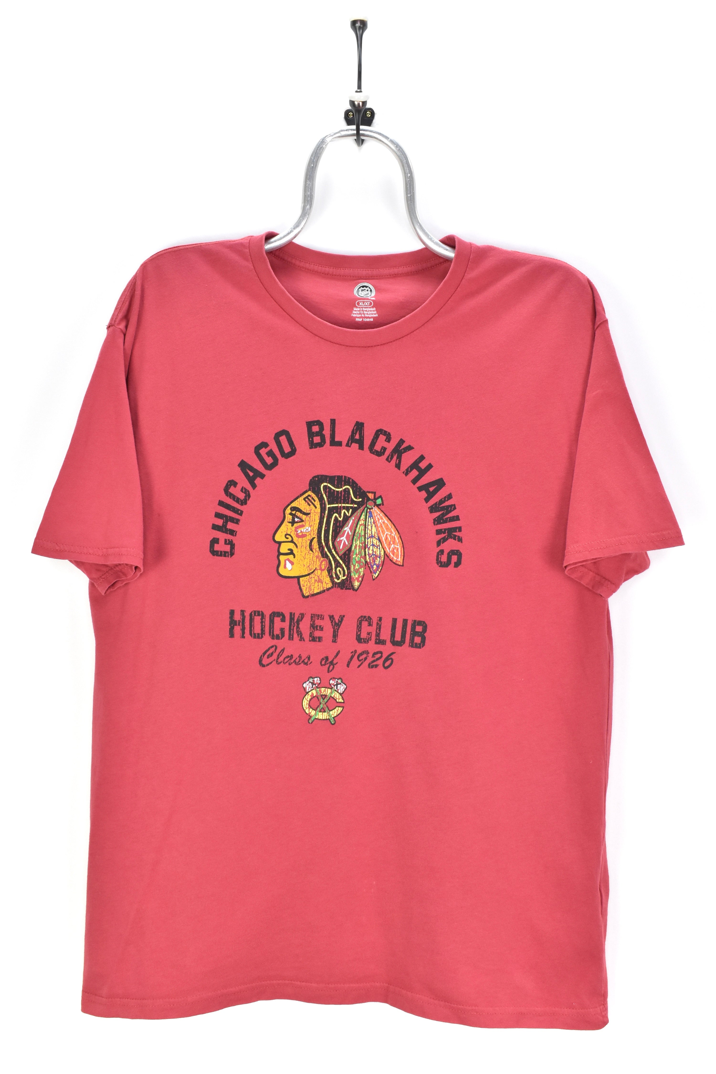 VINTAGE NHL CHICAGO BLACKHAWKS CORAL T-SHIRT | XL PRO SPORT