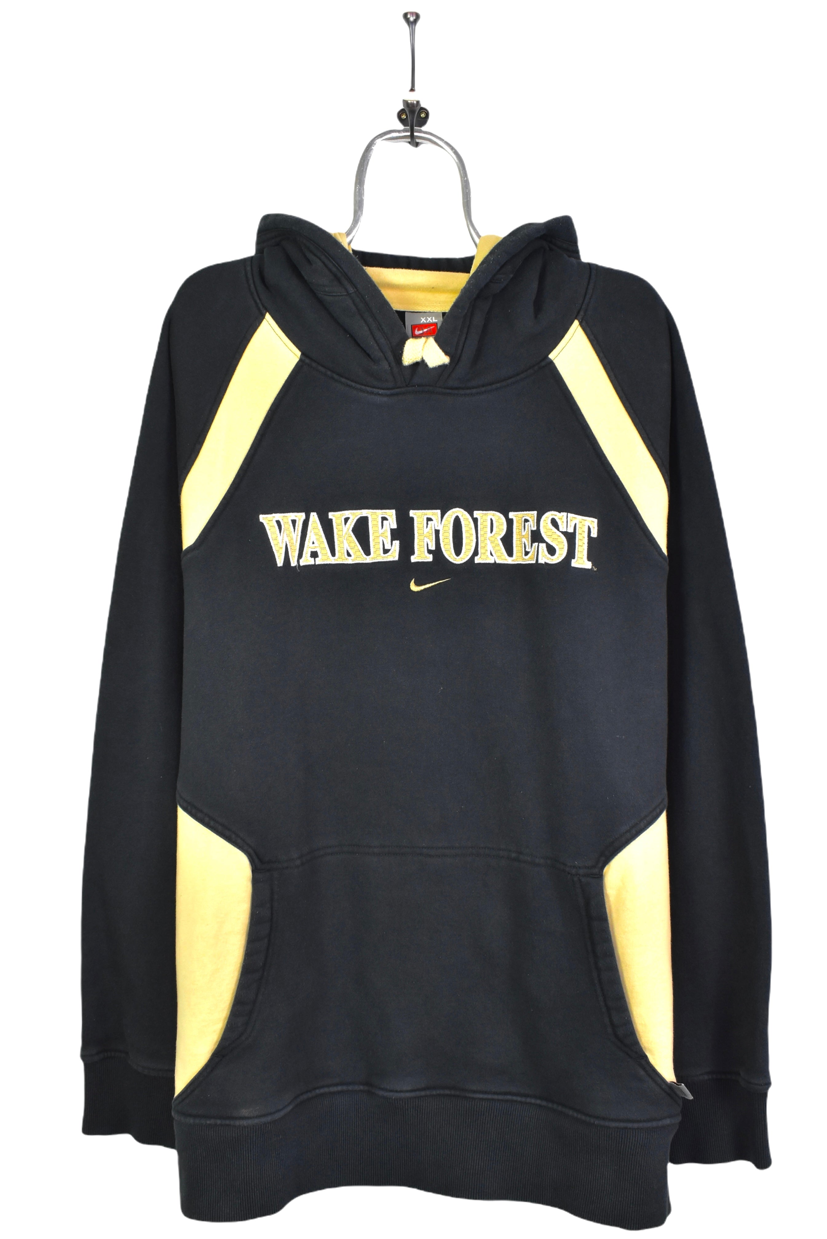 Vintage nike wake forest university embroidered hoodie | xxl COLLEGE