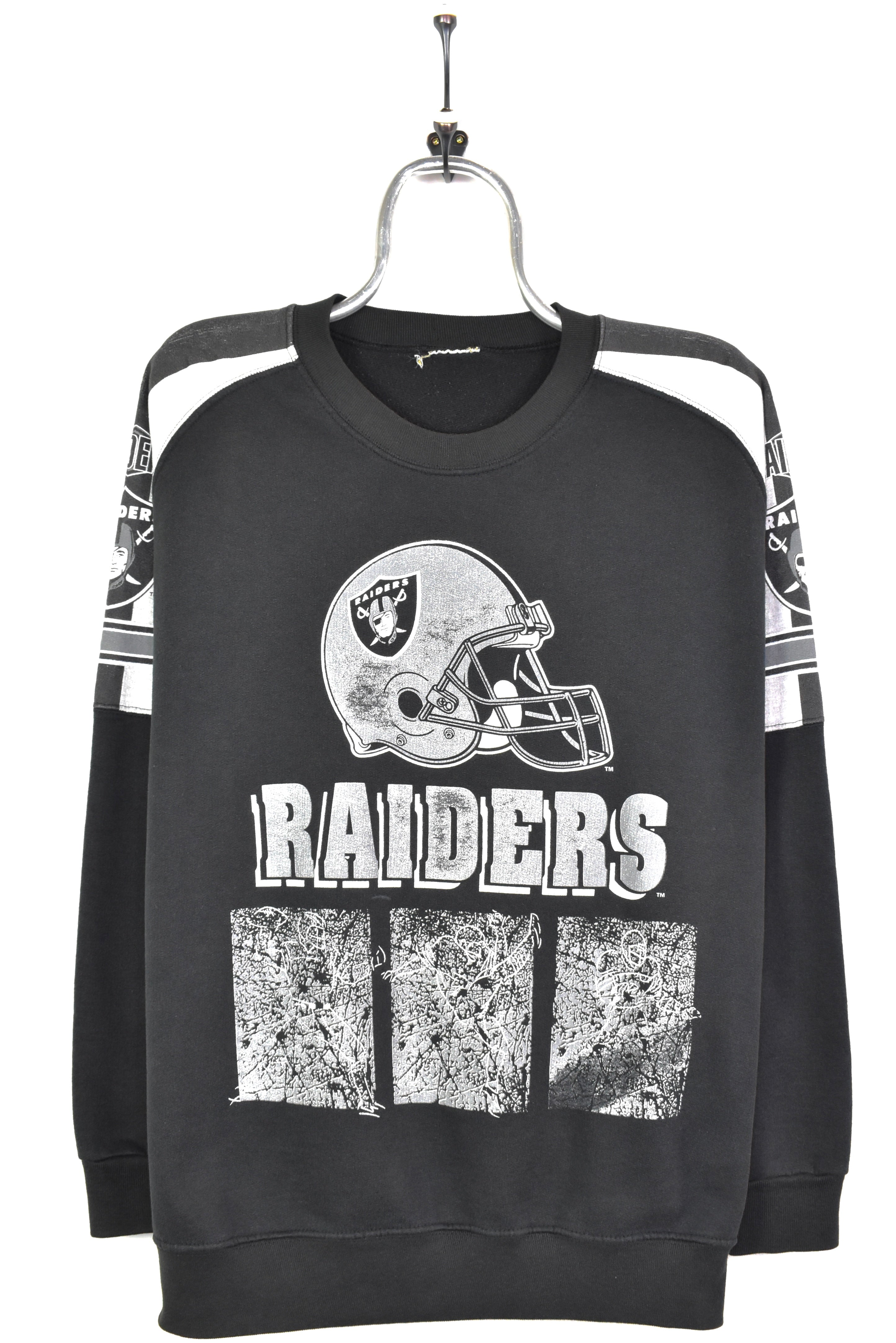 VINTAGE NFL LAS VEGAS RAIDERS BLACK SWEATSHIRT | XL PRO SPORT