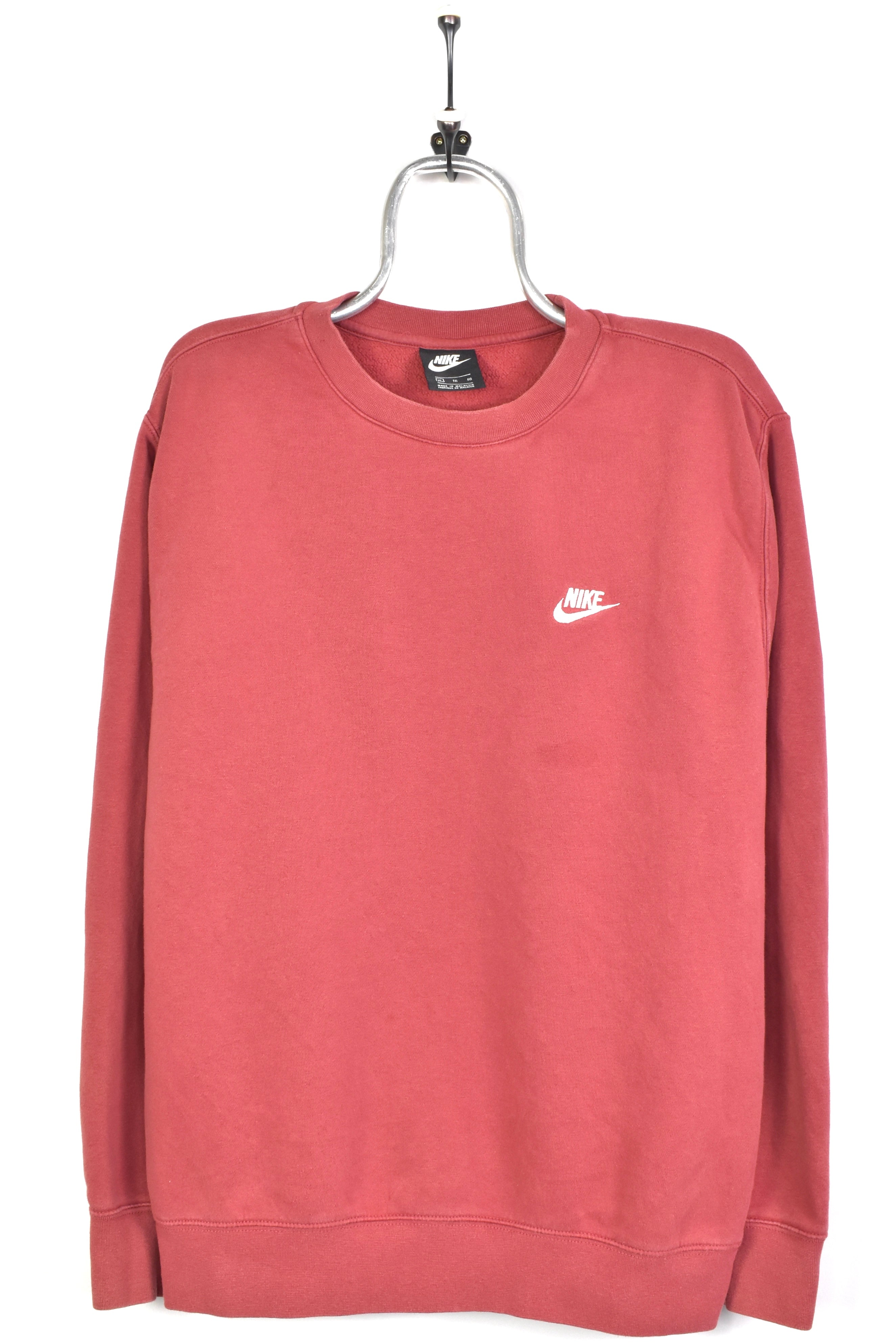 Burgundy nike outlet crewneck