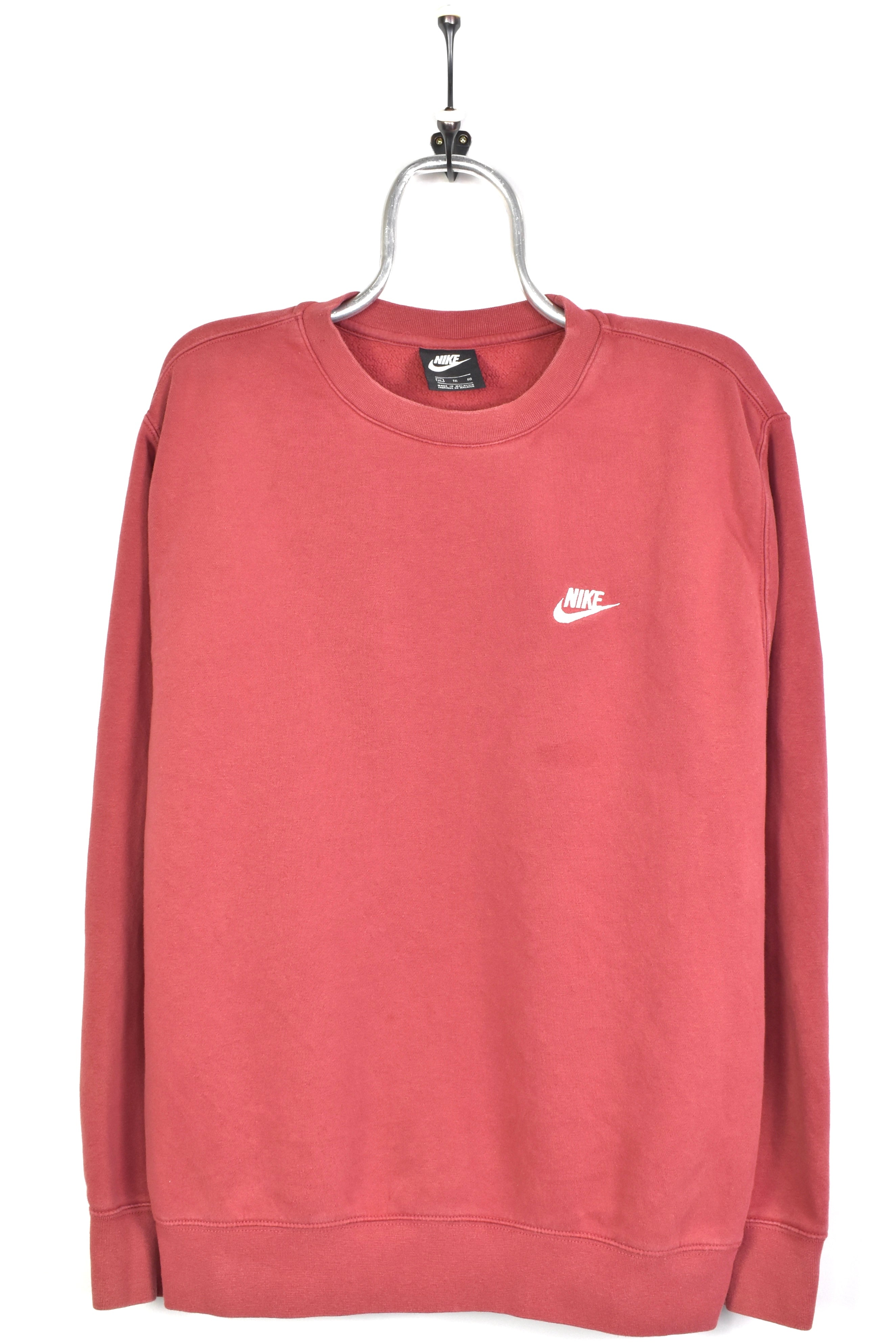 Vintage Nike sweatshirt, long sleeve embroidered crewneck - XL, burgundy NIKE