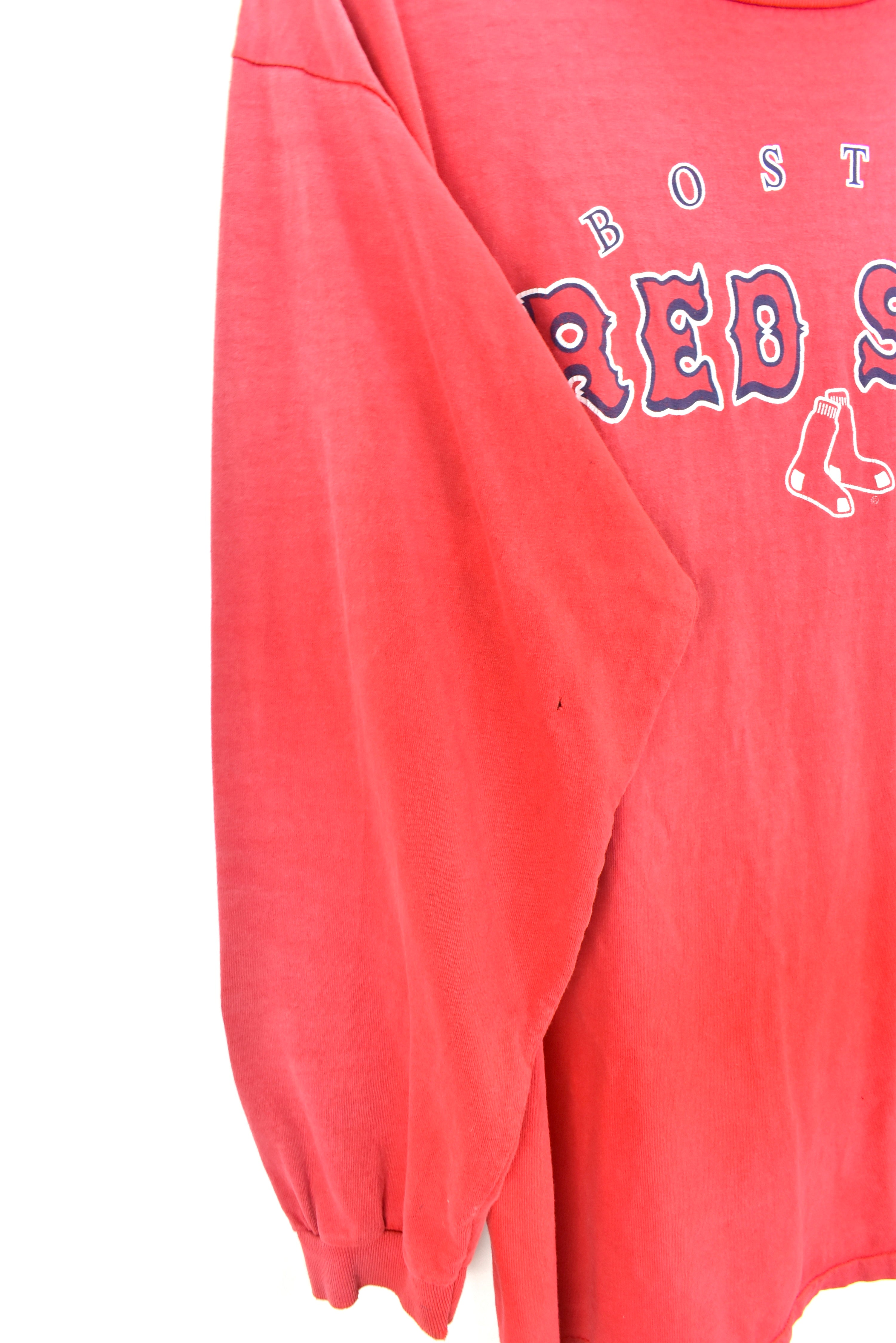 VINTAGE MLB BOSTON RED SOX RED LONG SLEEVED T-SHIRT | XL PRO SPORT