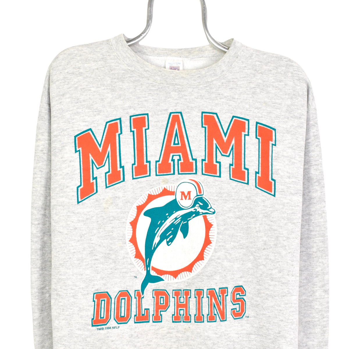 Vintage Miami Dolphins Cropped Sweatshirt L -   Israel