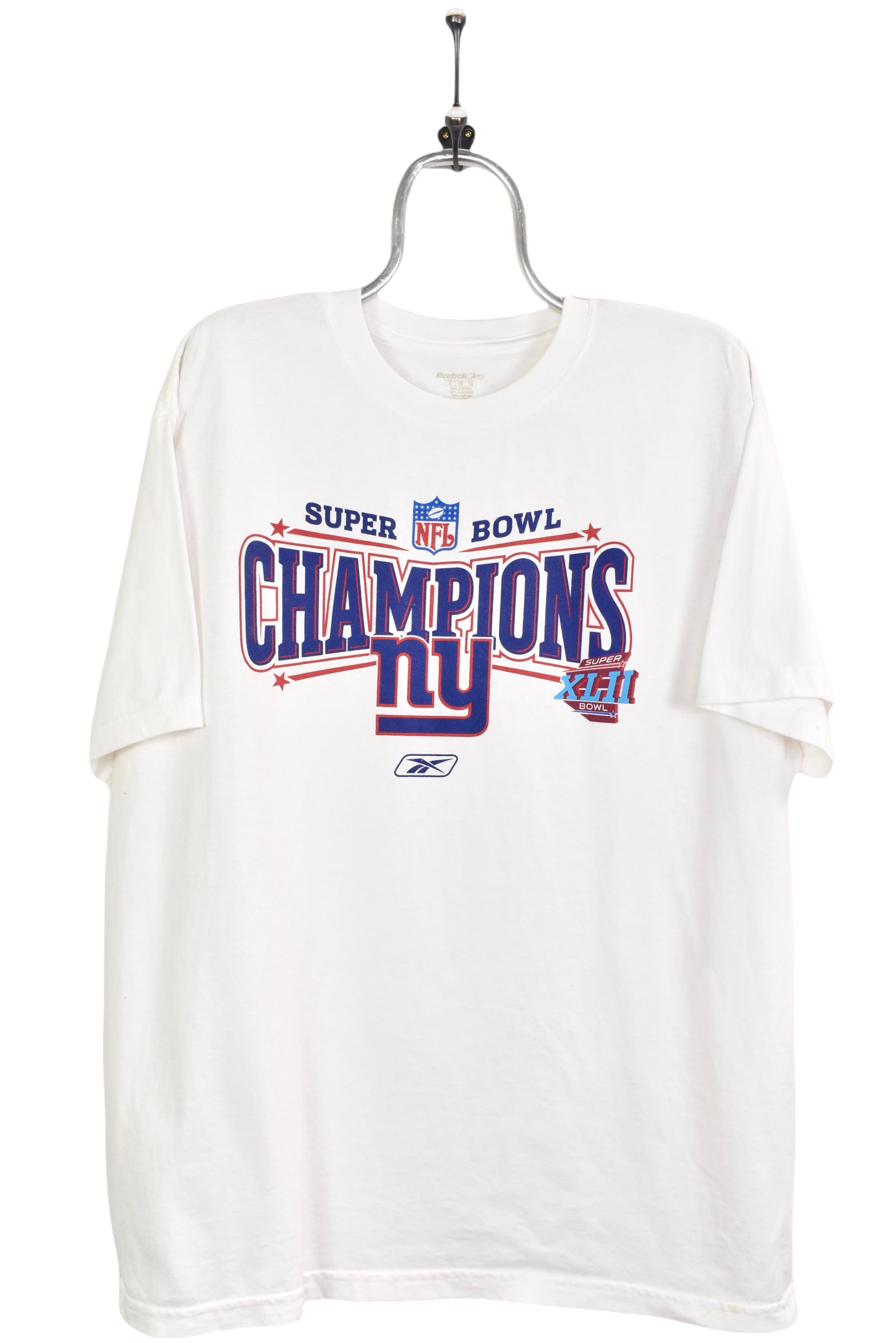 Modern 2008 NFL New England Patriots Superbowl white t-shirt | XL PRO SPORT
