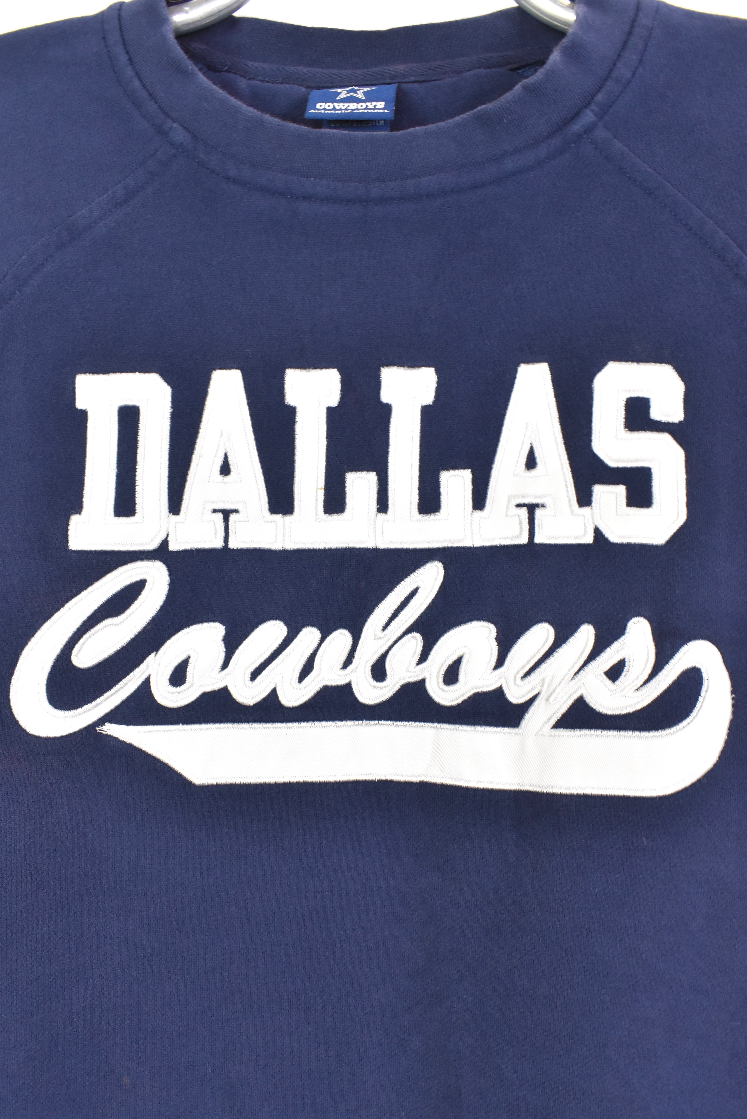 Vintage NFL Dallas Cowboys Embroidered navy sweatshirt | Large PRO SPORT
