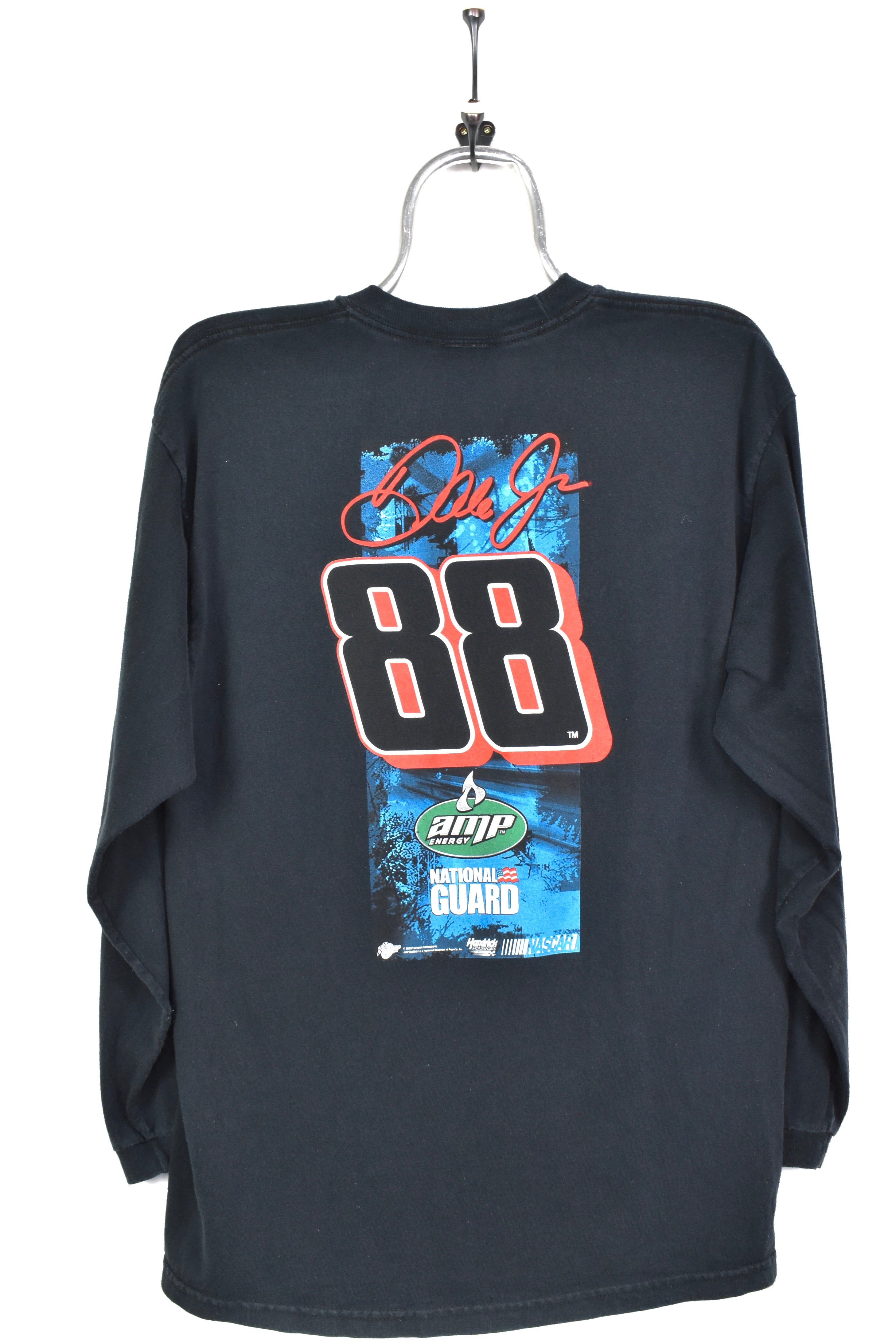 MODERN NASCAR BLACK LONG SLEEVE T-SHIRT | MEDIUM NASCAR / RACING