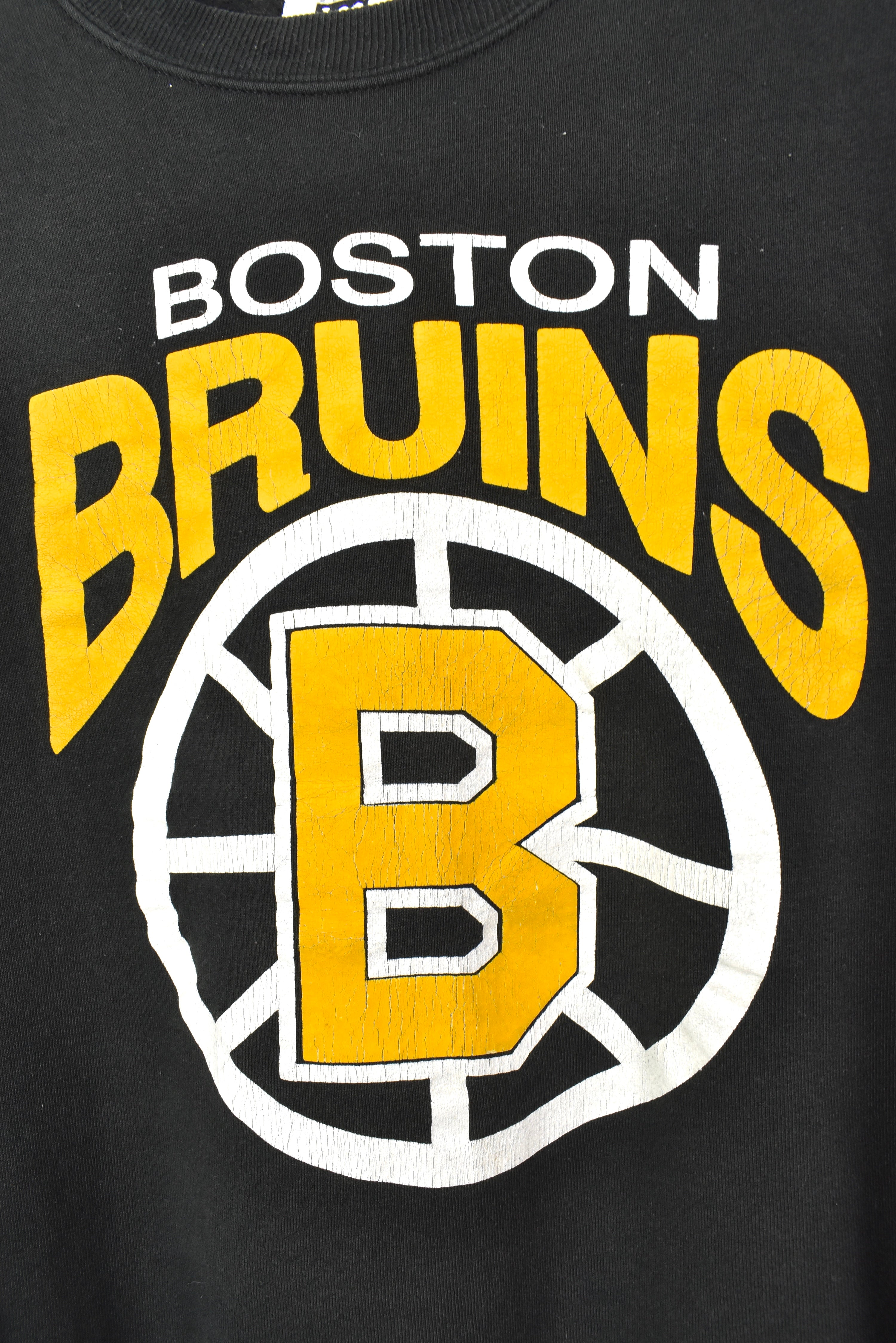 VINTAGE NHL BOSTON BRUINS BLACK SWEATSHIRT | XL PRO SPORT